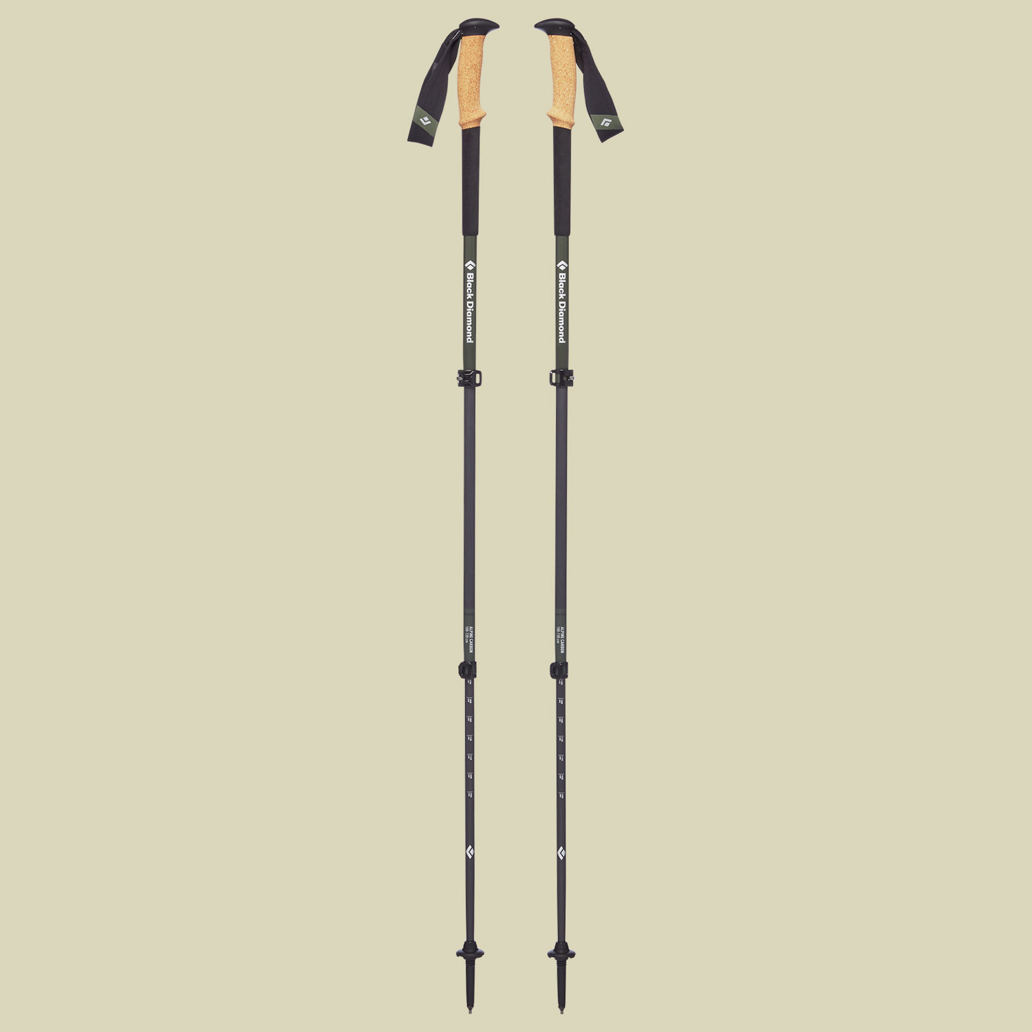 Alpine Carbon Cork Trekking Poles