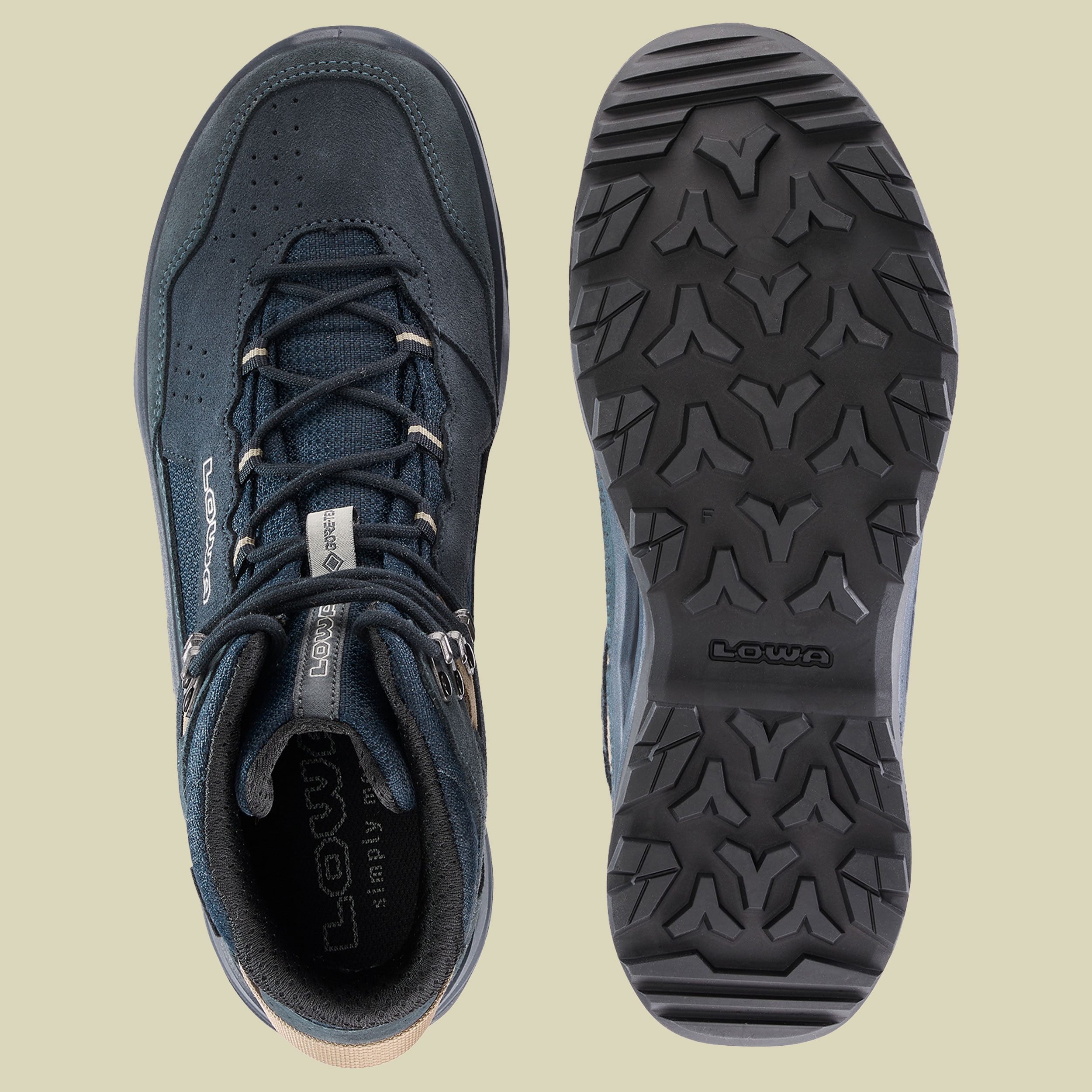 Ventierra GTX Mid Men UK 10,5 blau - navy/dune