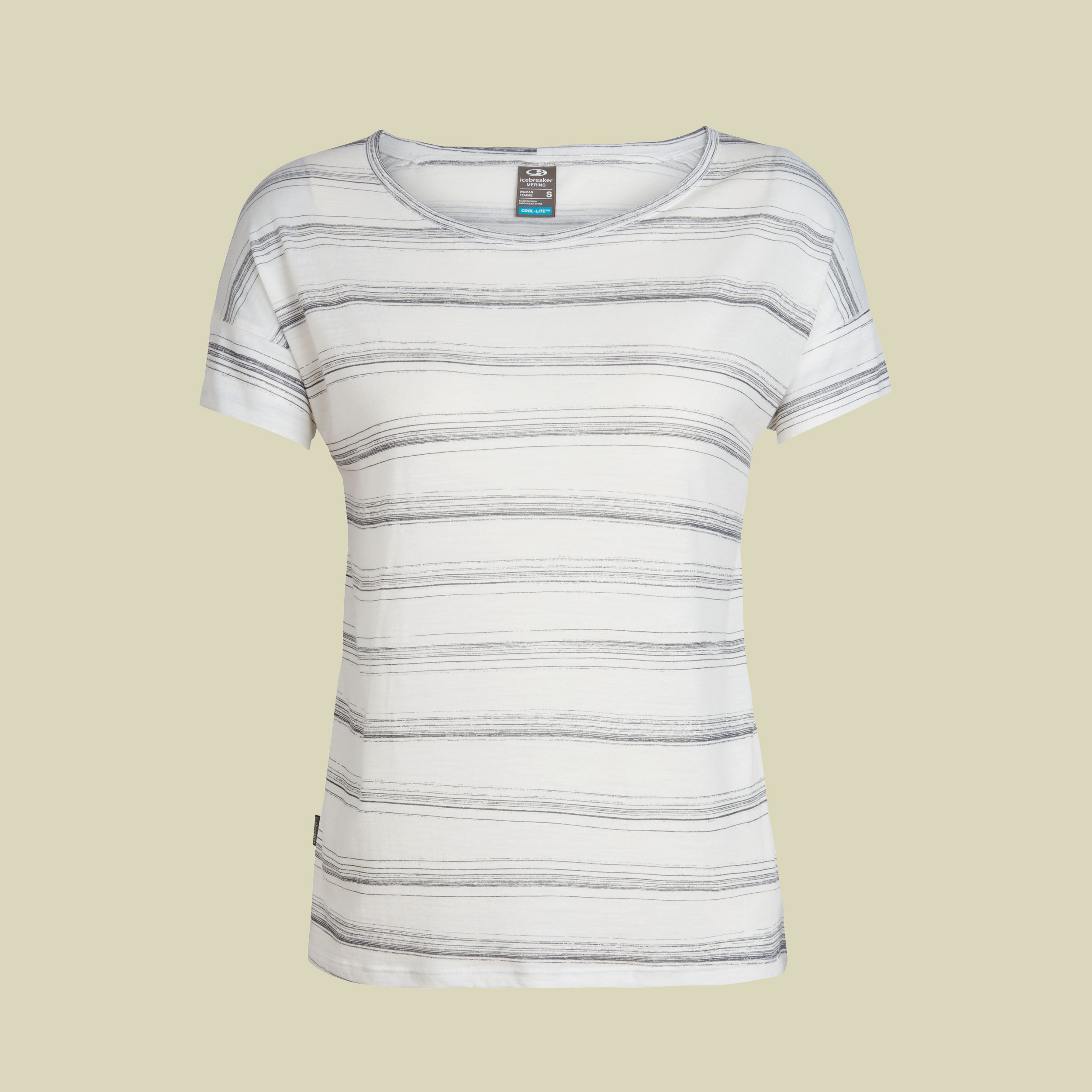 Via SS Scoop Women Größe L  Farbe scratch stripe enamel heather-panther