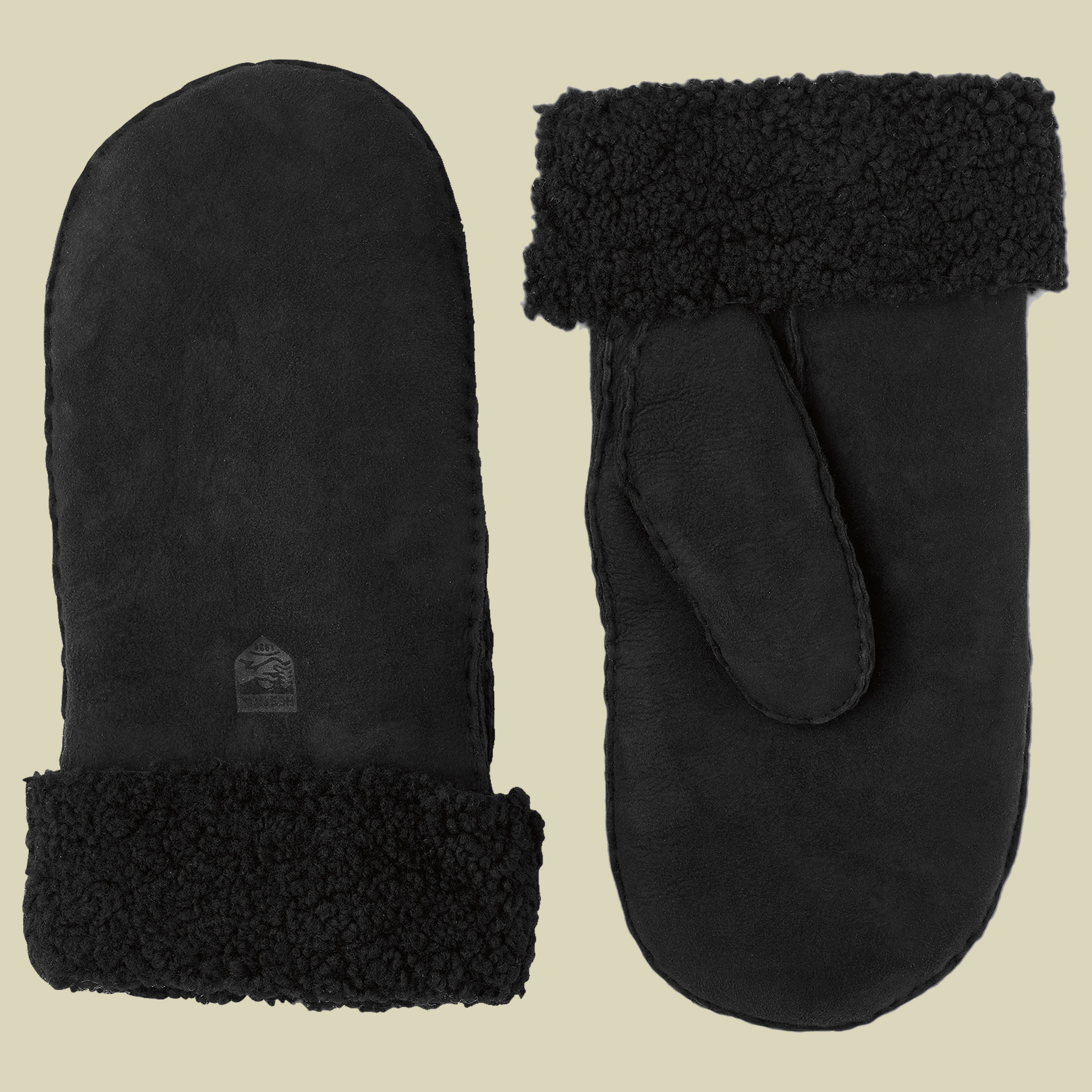 Sheepskin Mitt Women schwarz 9 - black