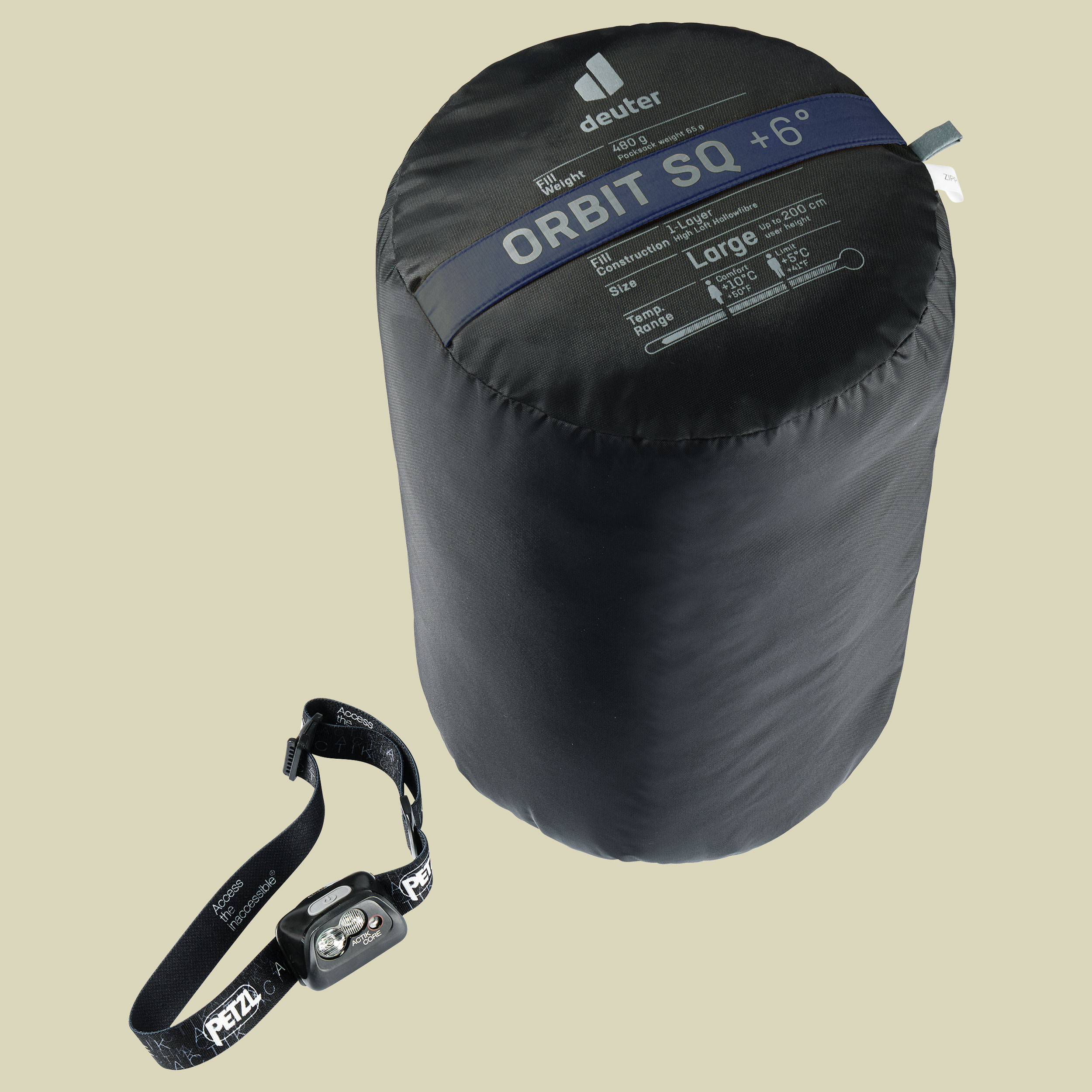 Orbit SQ +6 bis Körpergröße 200 cm Farbe ink-teal, Reißverschluss links