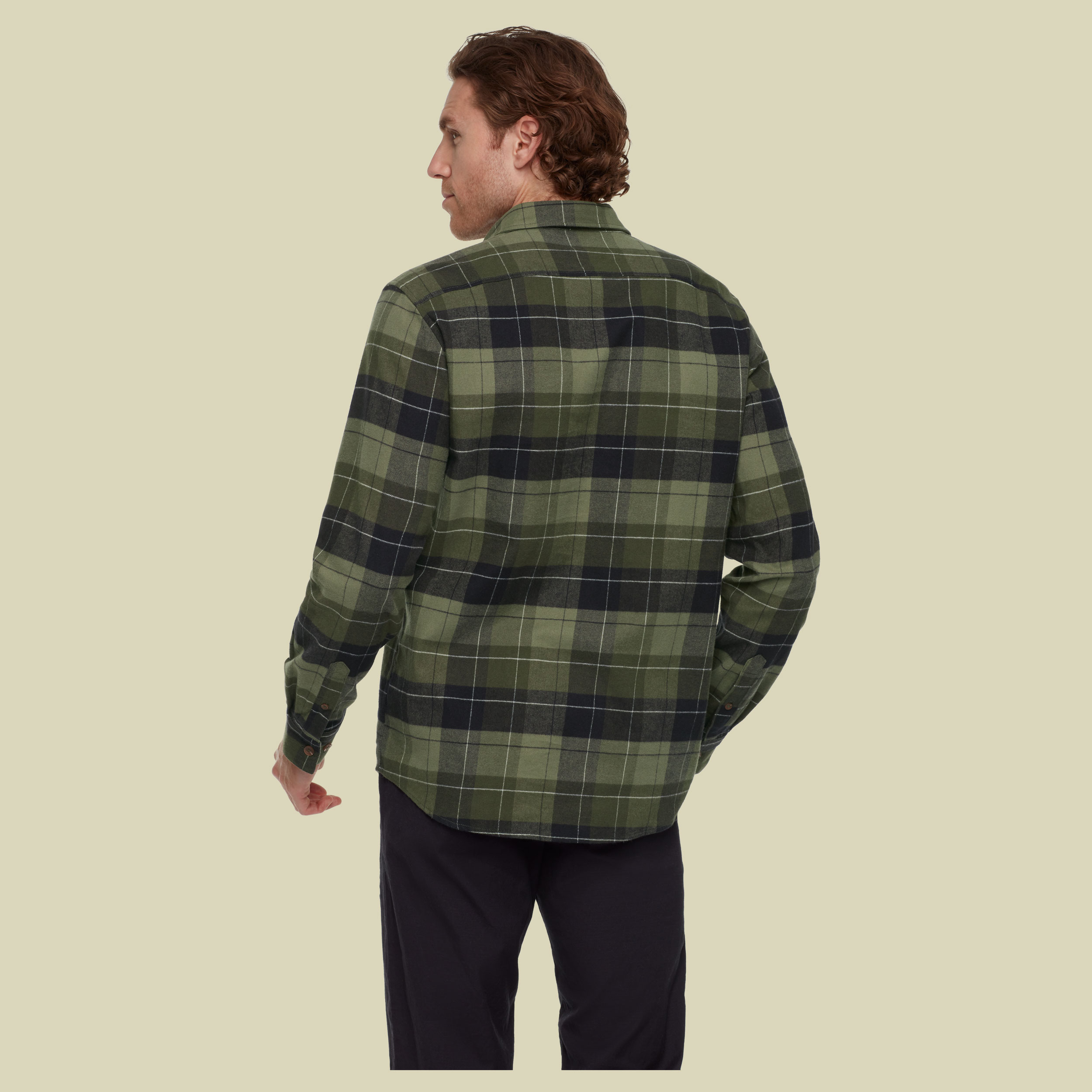 Trovat Longsleeve Shirt Men XXL grün - marsh-black