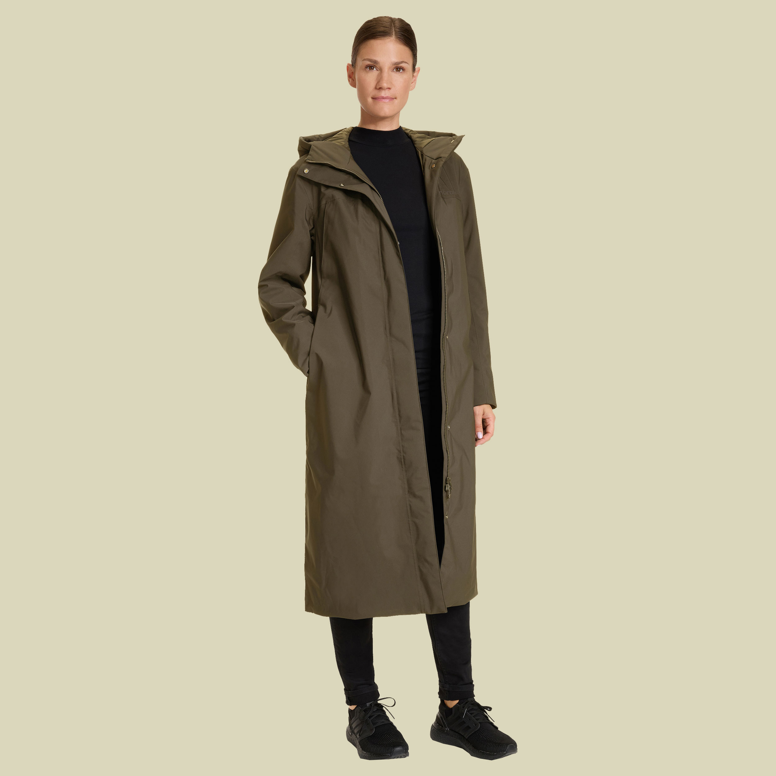 Mira W's Oversize Padded Coat L braun - capers