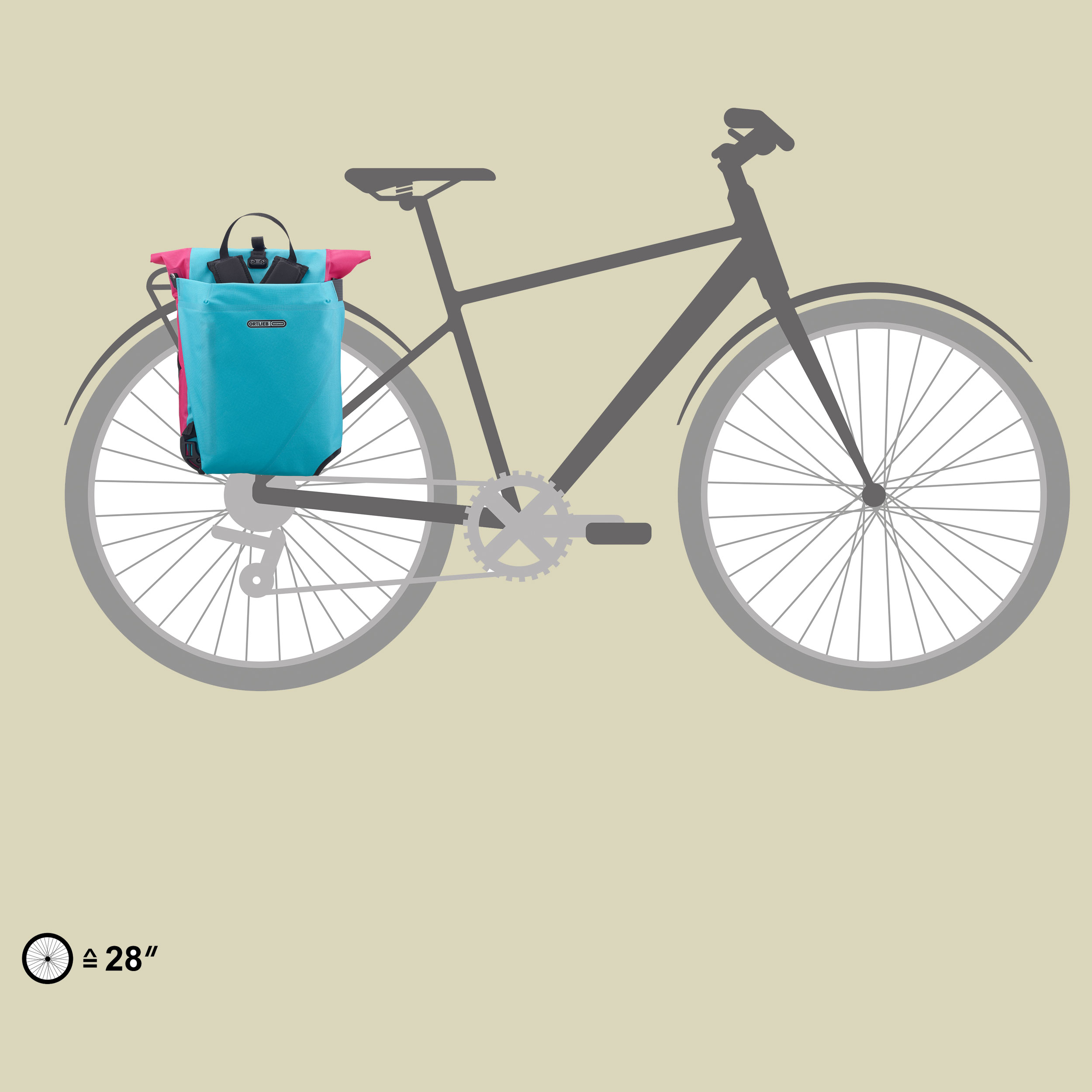 Vario Cyber 26L blau - cyber blue- pink