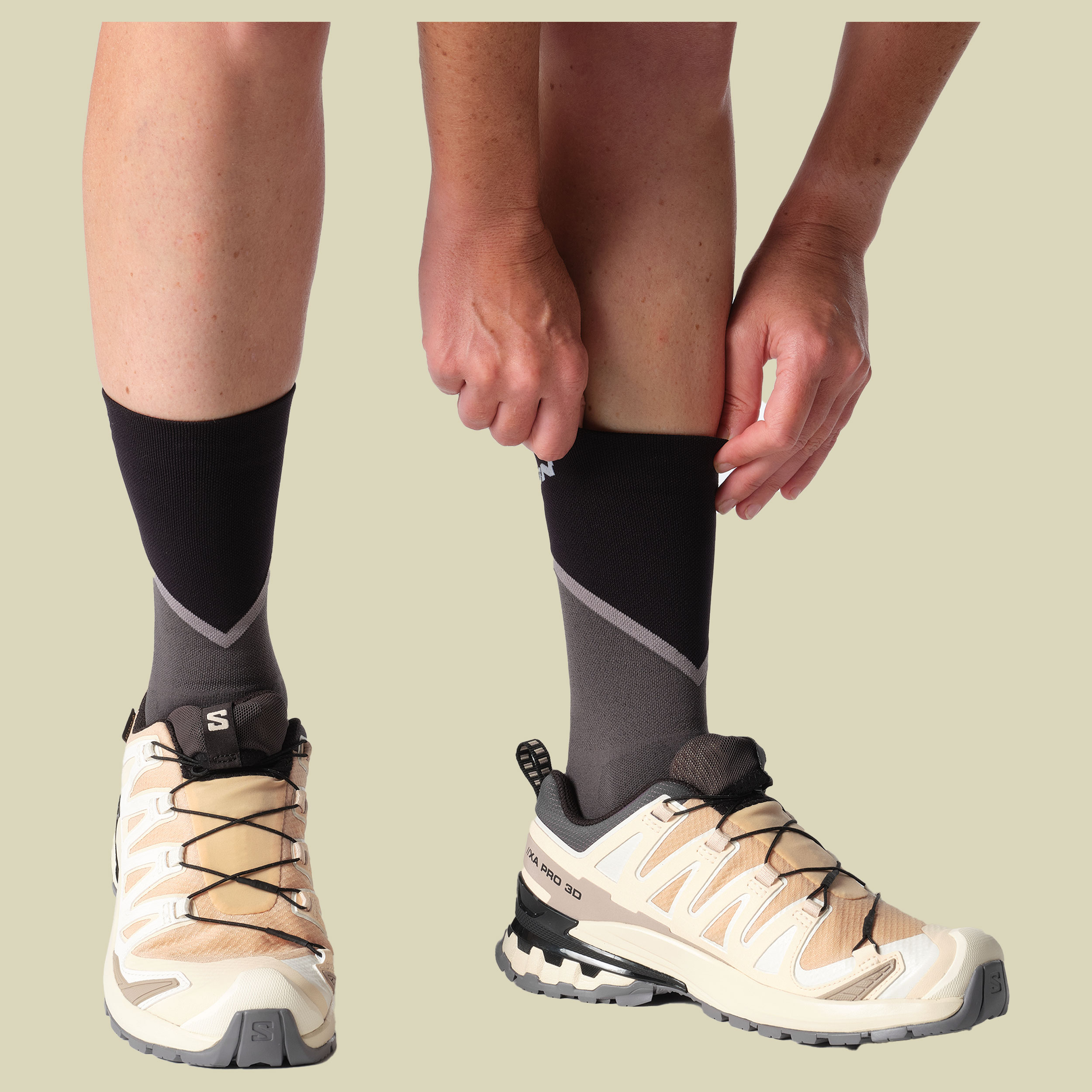 XA PRO 3D V9 GTX Women beige UK 6,5 - hazelnut/tender peach/black
