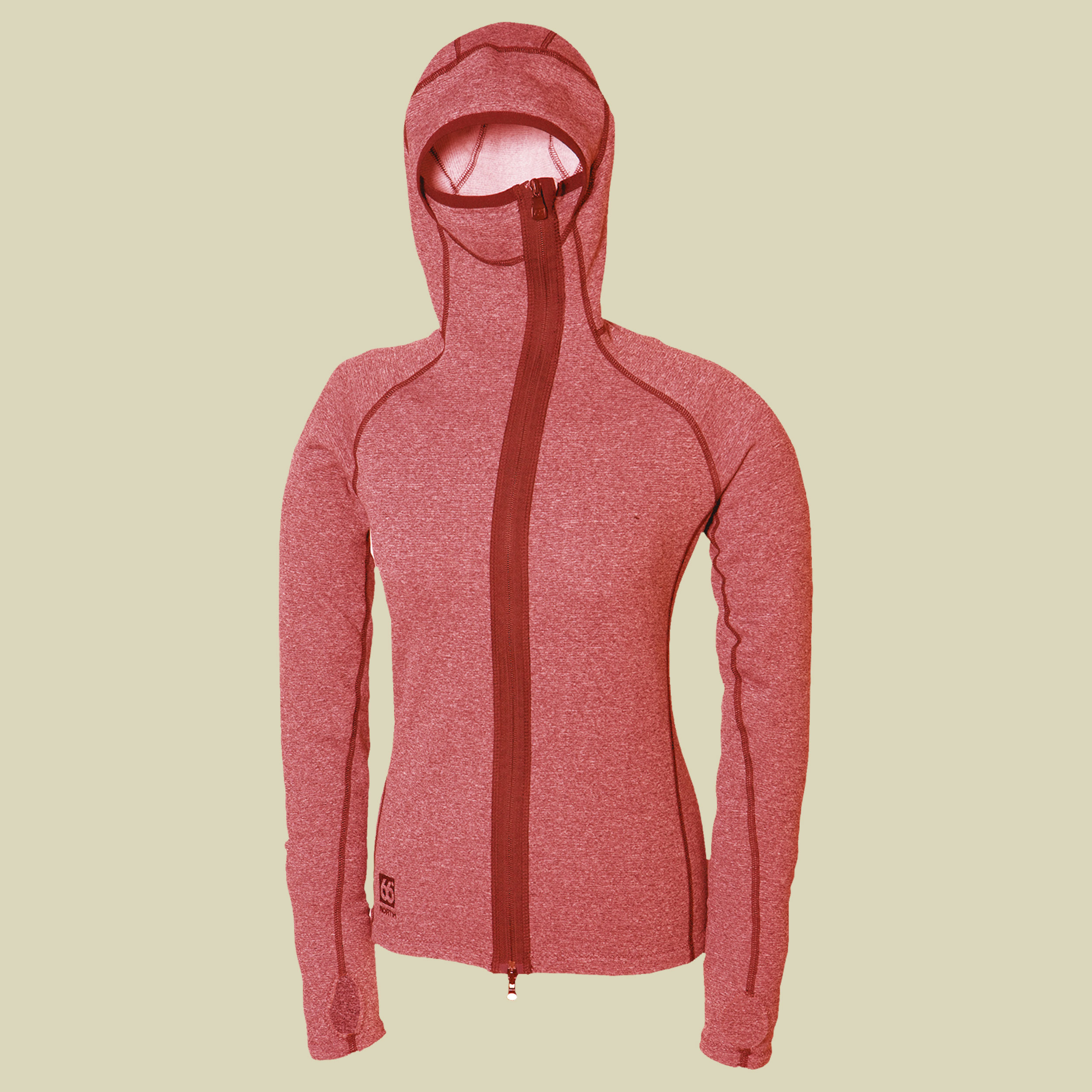Vik Heather Women's Hooded Größe S Farbe red