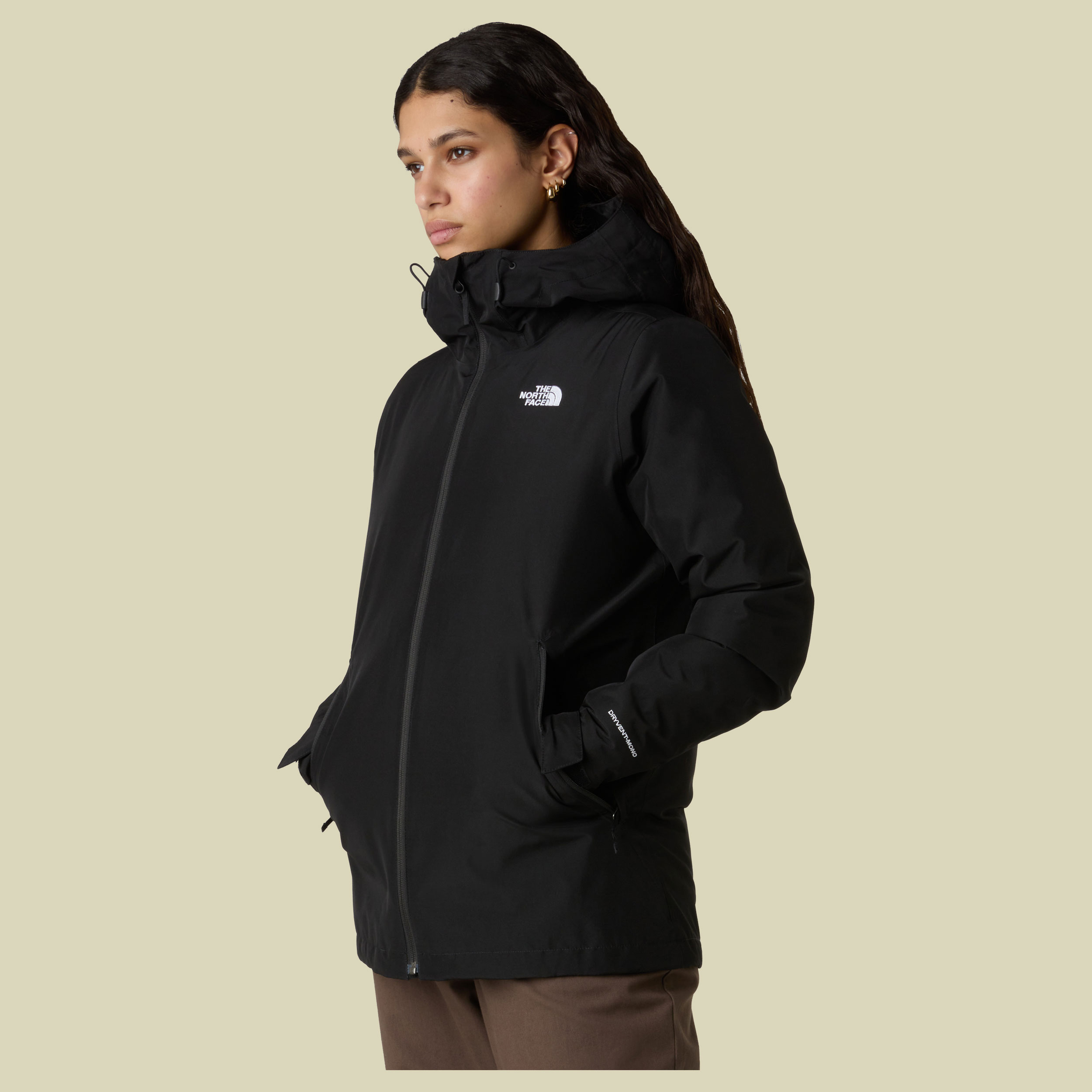 Carto Mono Triclimate Hooded Jacket Women XS schwarz - TNF black