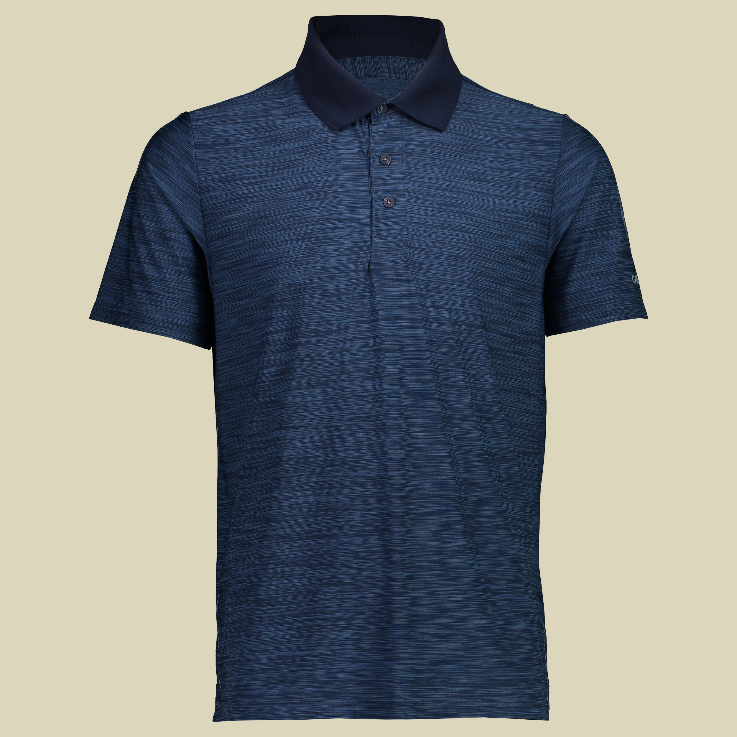 Man Polo Melange Stretch Jersey 39T5817