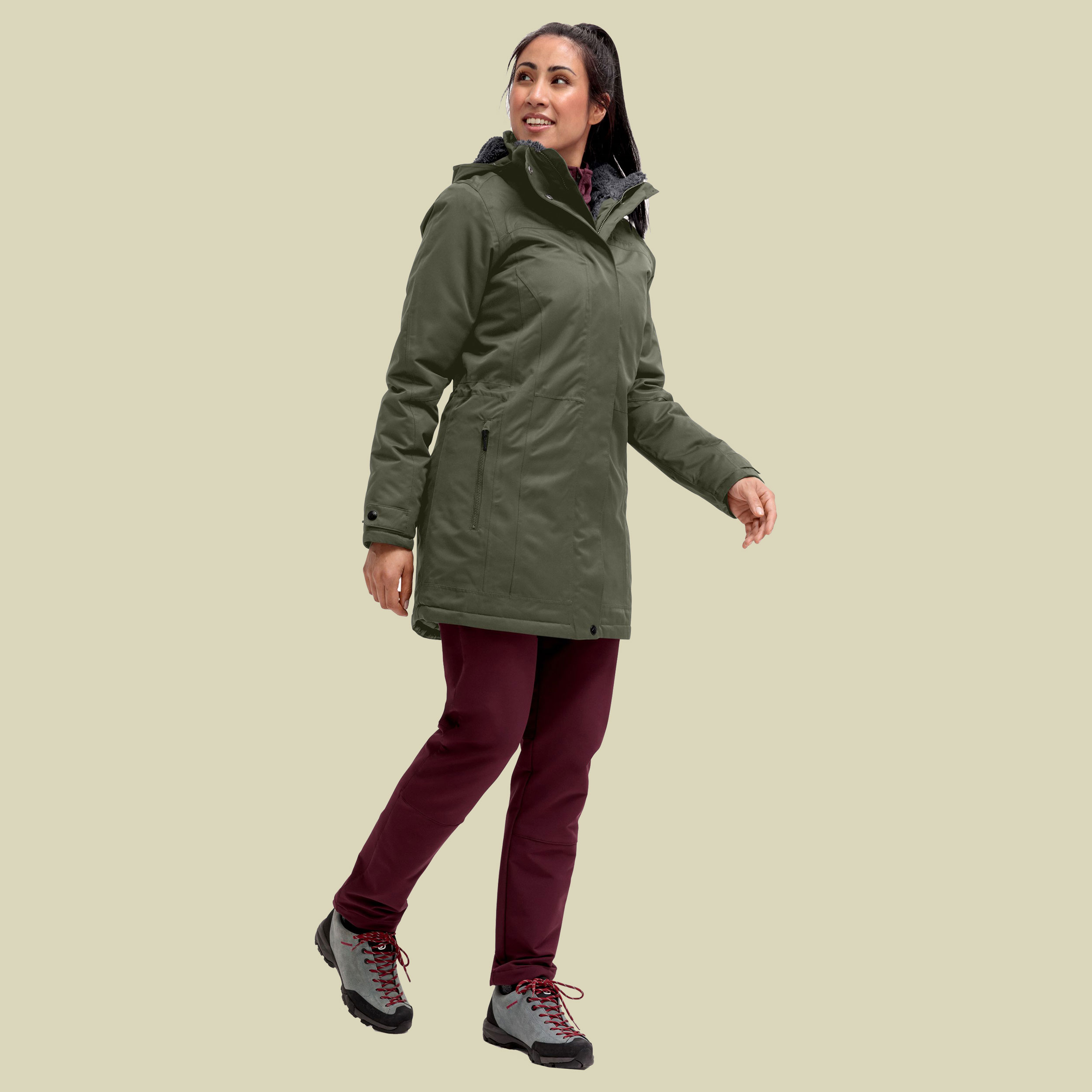Lisa 2.1 Mantel Women grün 44 - green goose