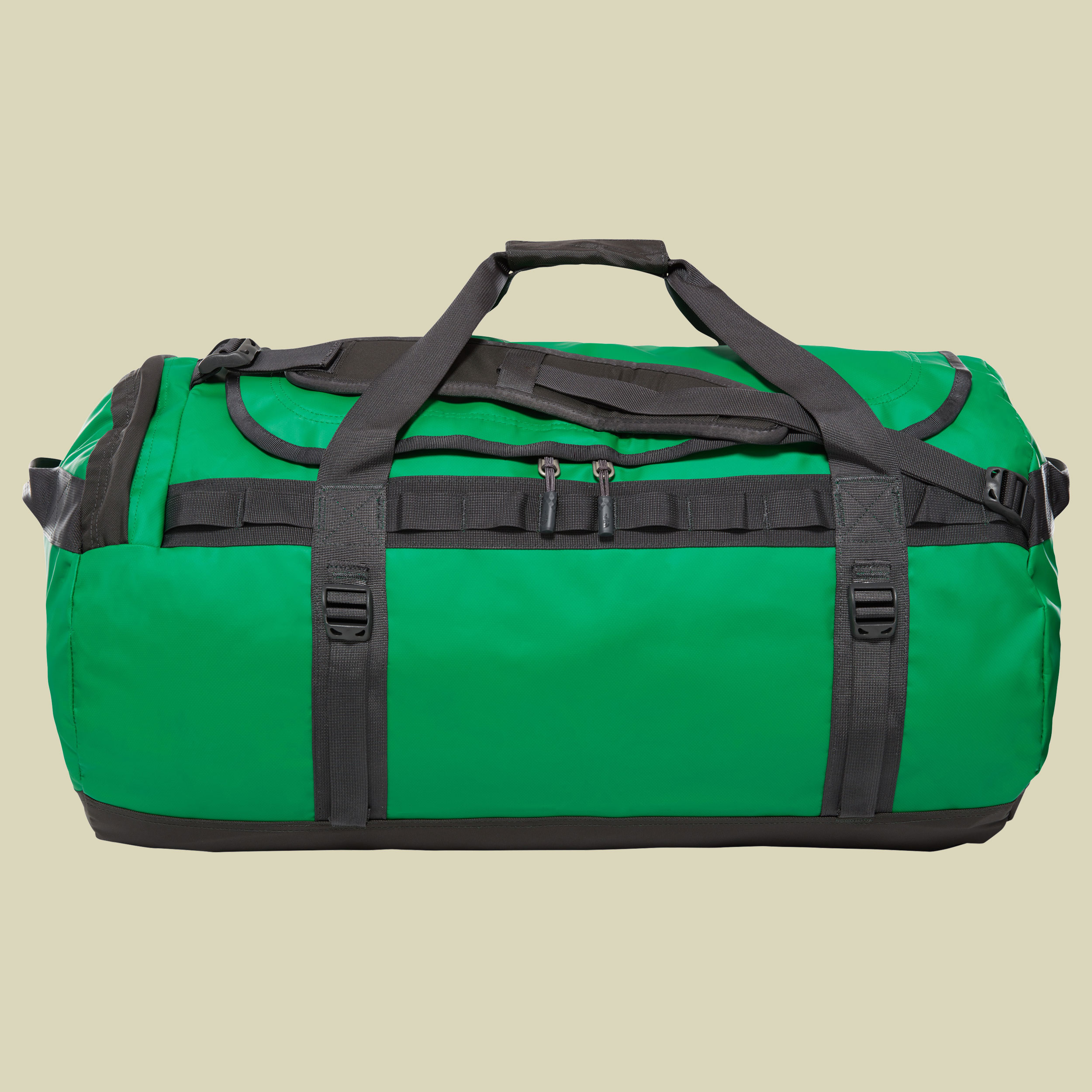 Base Camp Duffel L Volumen 95 Farbe primary green/asphalt grey
