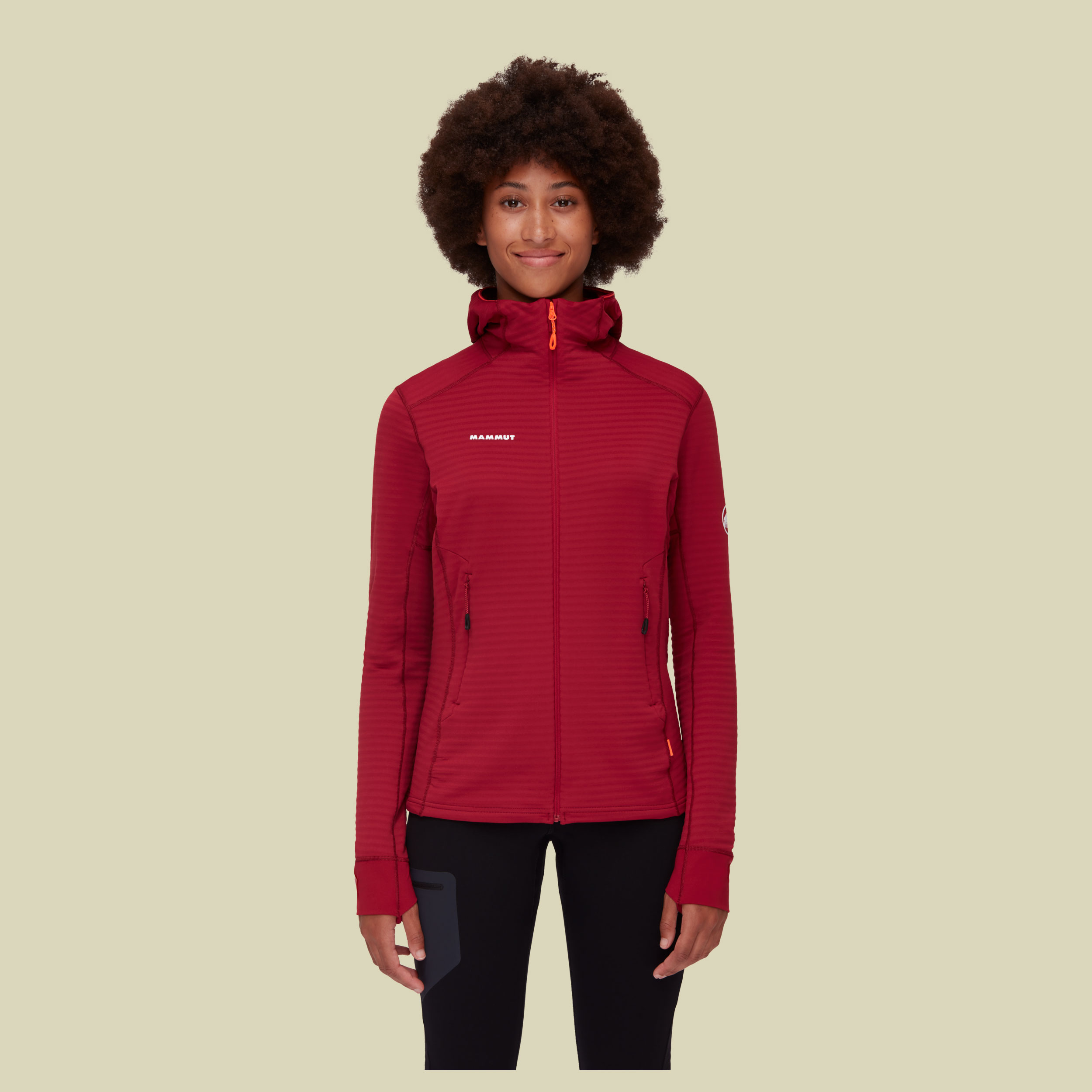 Aconcagua Light ML Hooded Jacket Women Größe M  Farbe blood red