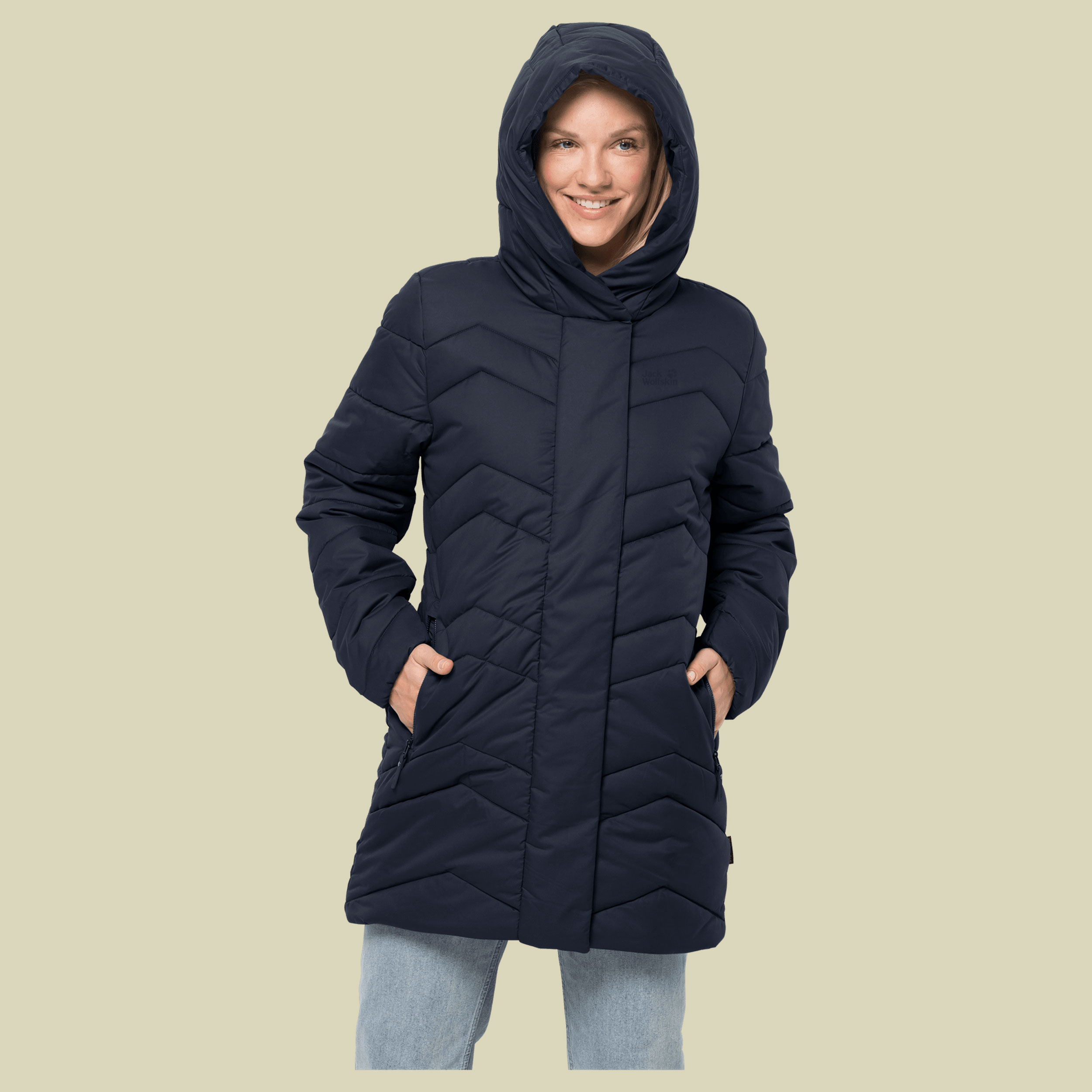 Kyoto Coat Women Größe XL Farbe midnight blue