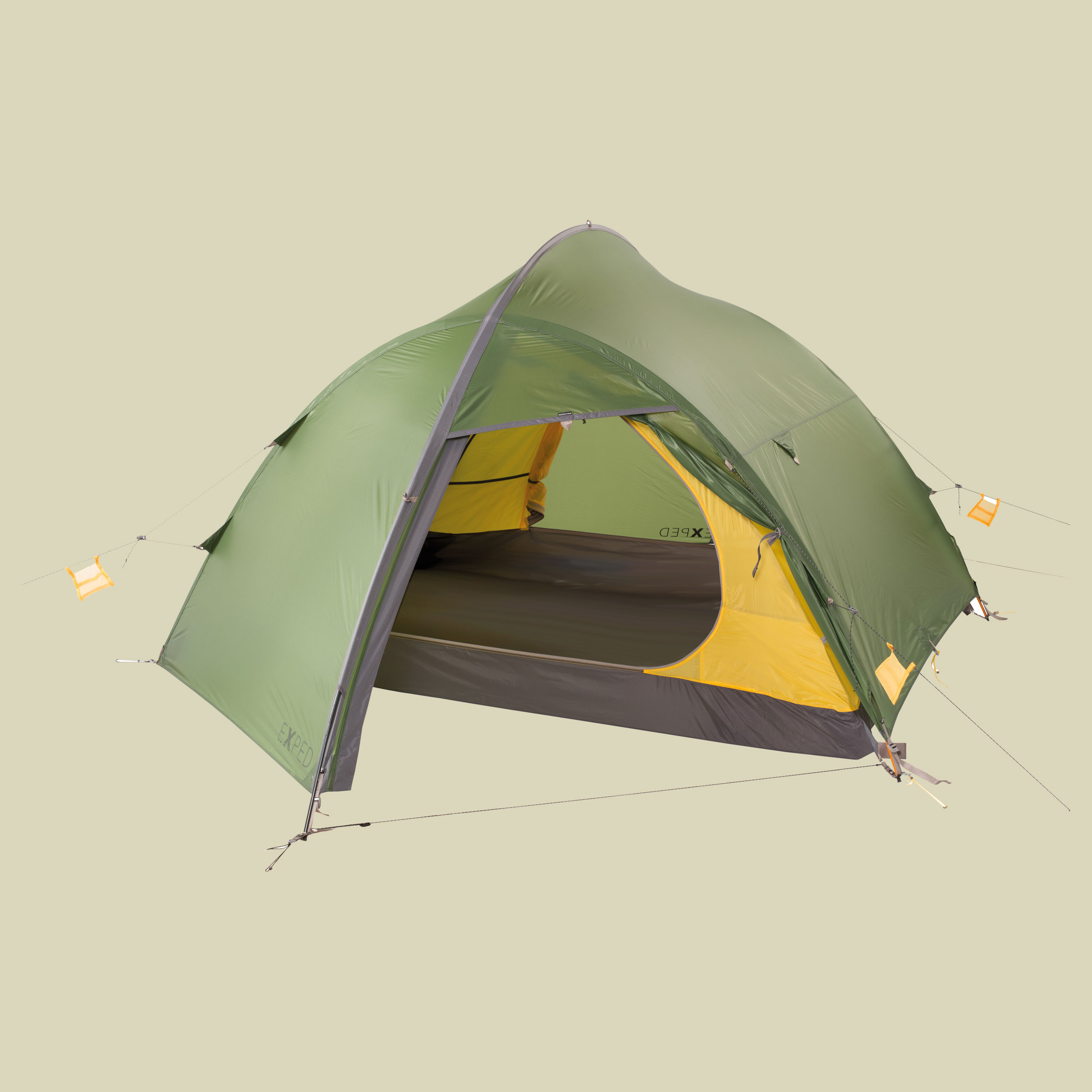 Orion III Extreme 2-3-Personen-Trekkingzelt Farbe green