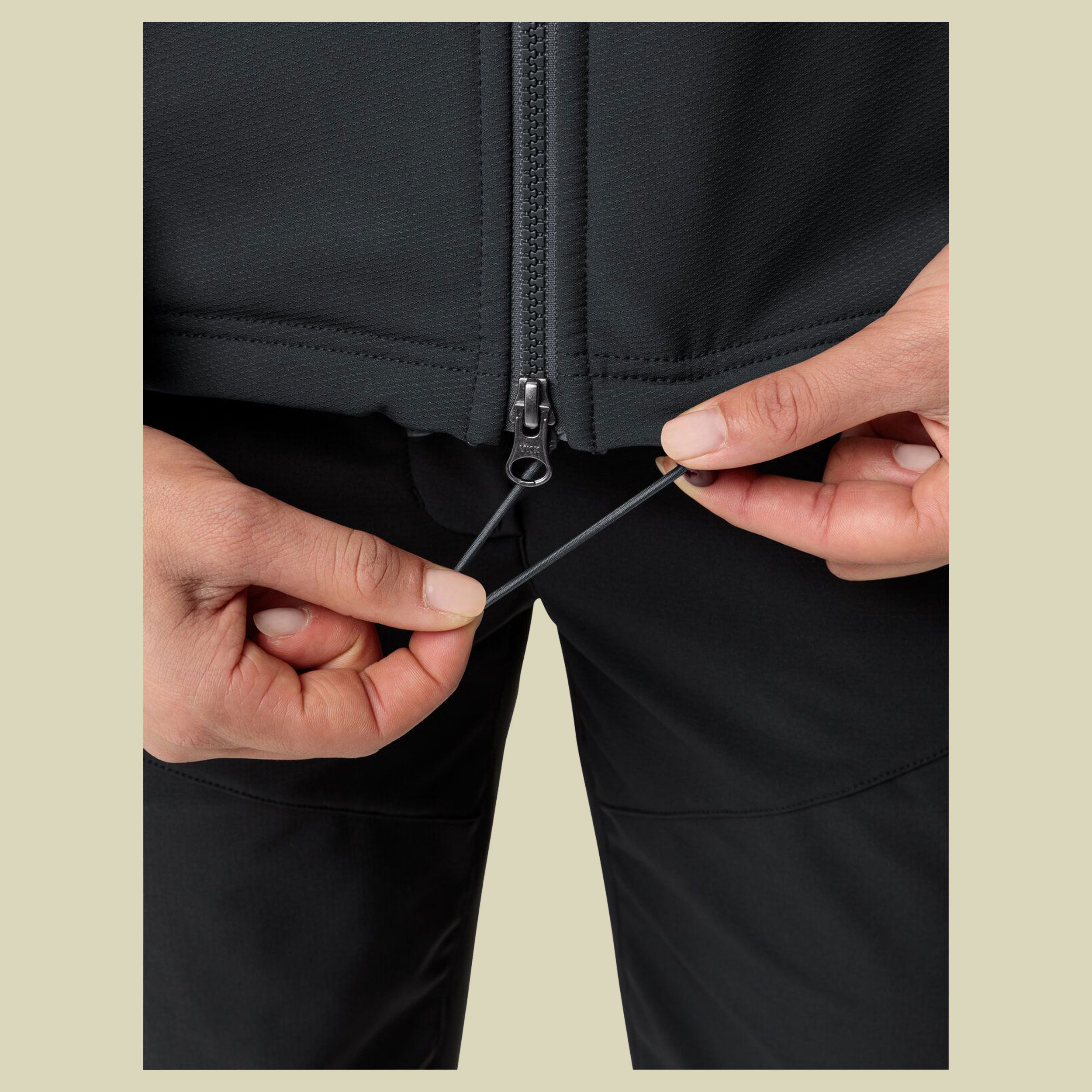 Elope Stormfleece Hoody Women 44 schwarz - phantom black