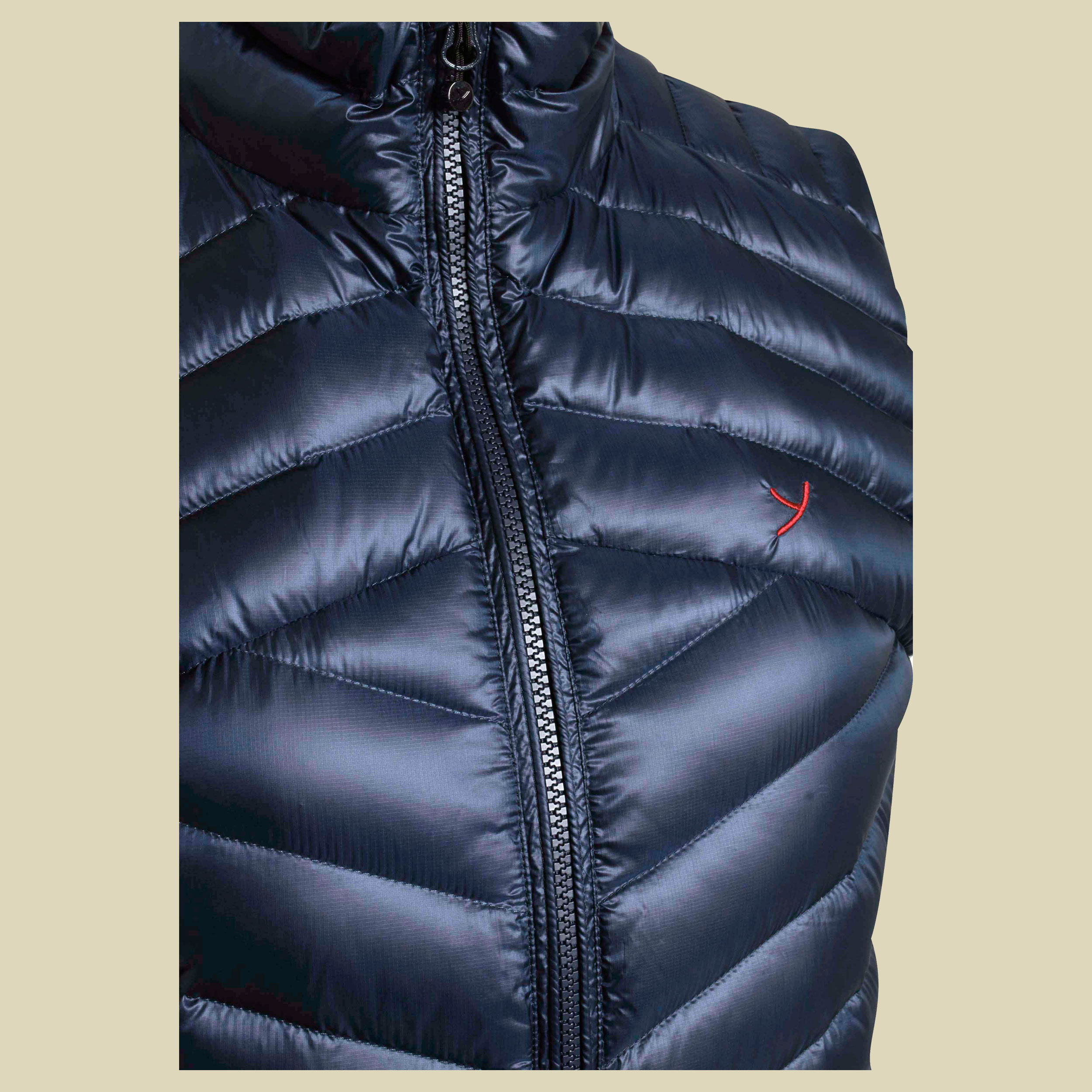 Tuya Long Down Vest Women Größe L  Farbe mood indigo