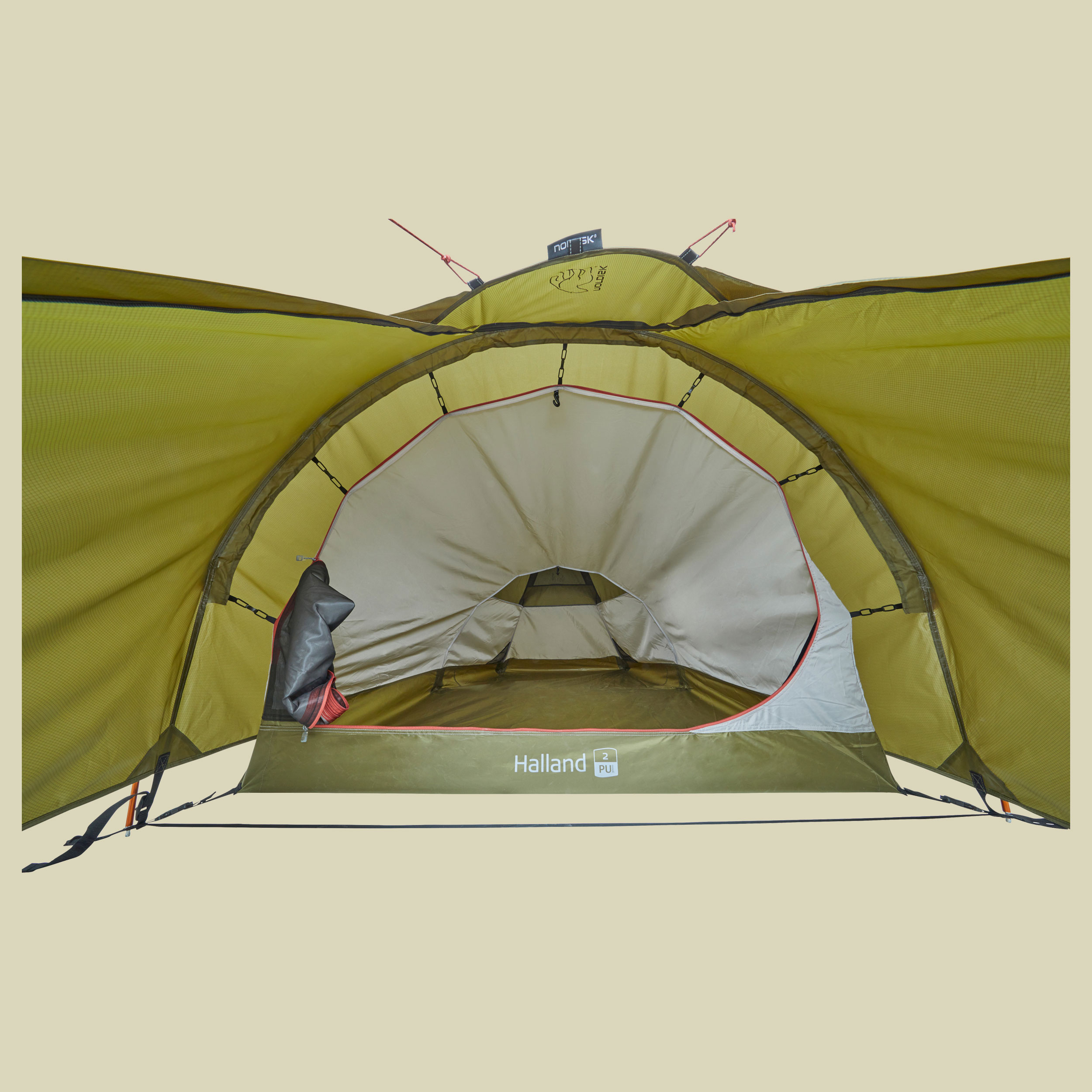 HALLAND 2 PU Tent 2-Personen Zelt Farbe dark olive