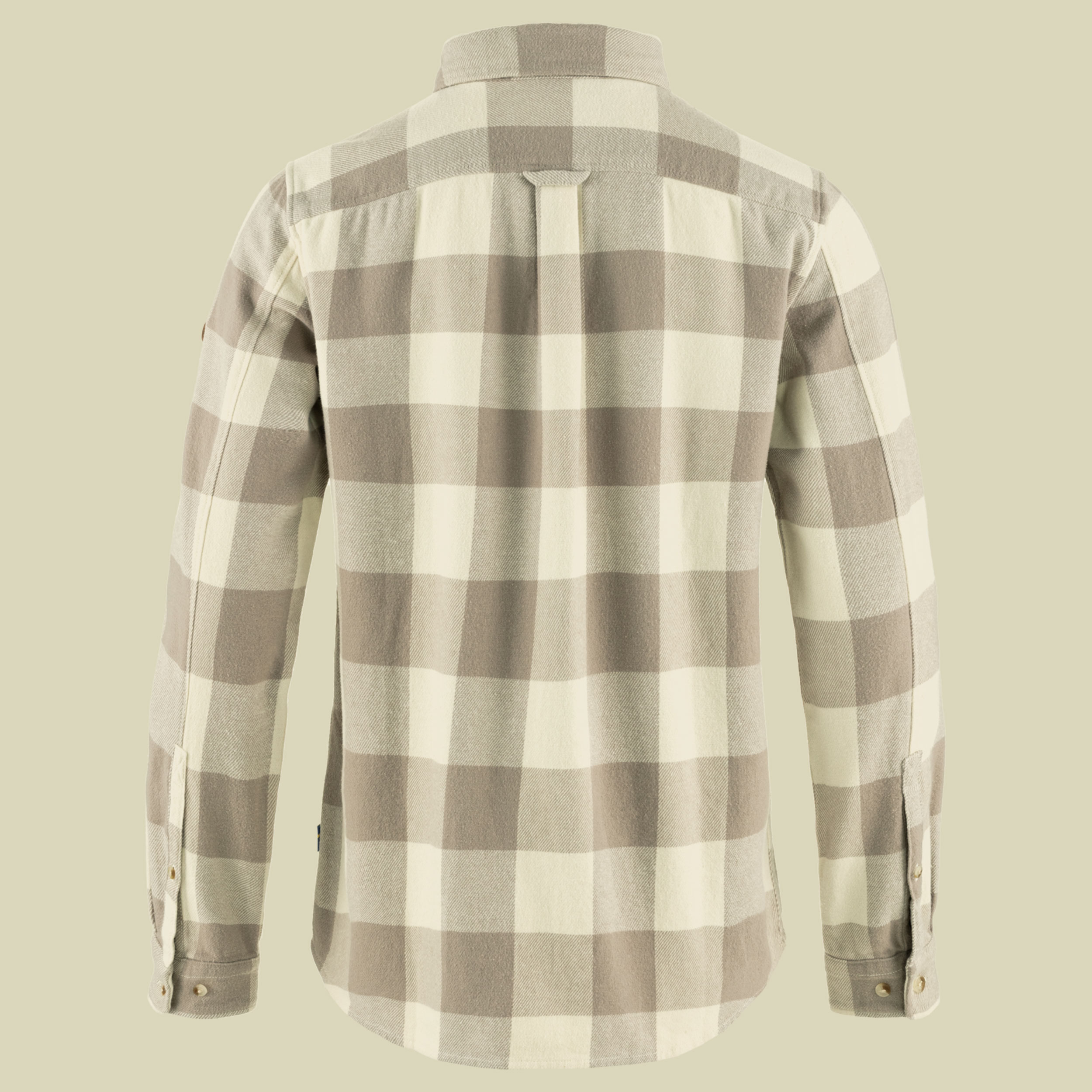 Övik Heavy Flannel Shirt Women XL weiß - chalk white fossil
