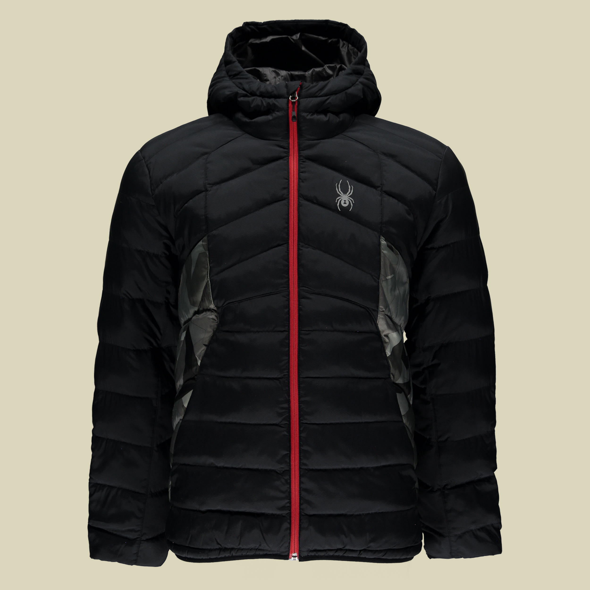 Geared Hoody Synthetic Down Jacket Men Größe S Farbe black-camo black