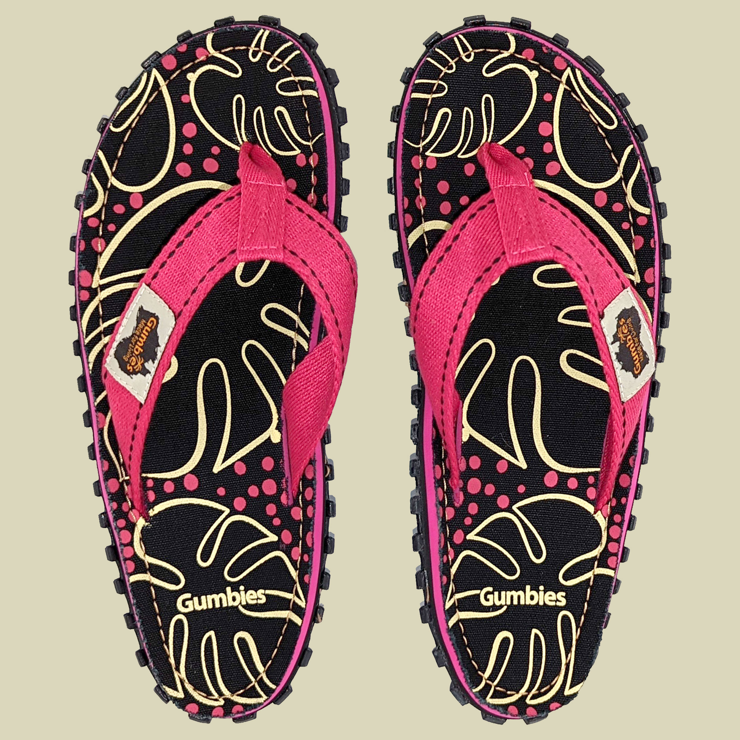 Original Islander Women schwarz-pink UK 7 - Farbe tropical black