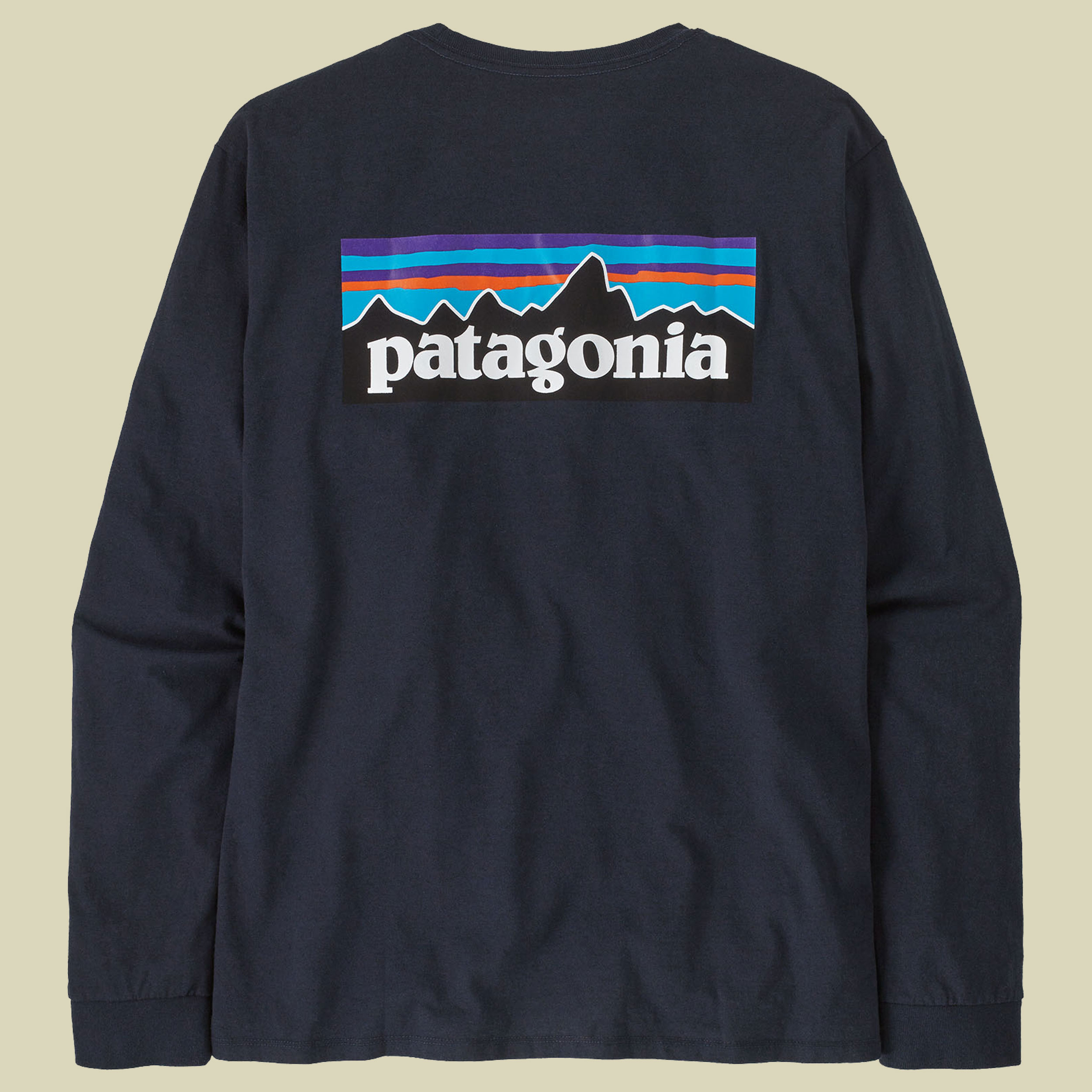 L/S P-6 Logo Tee Men blau II S - new navy
