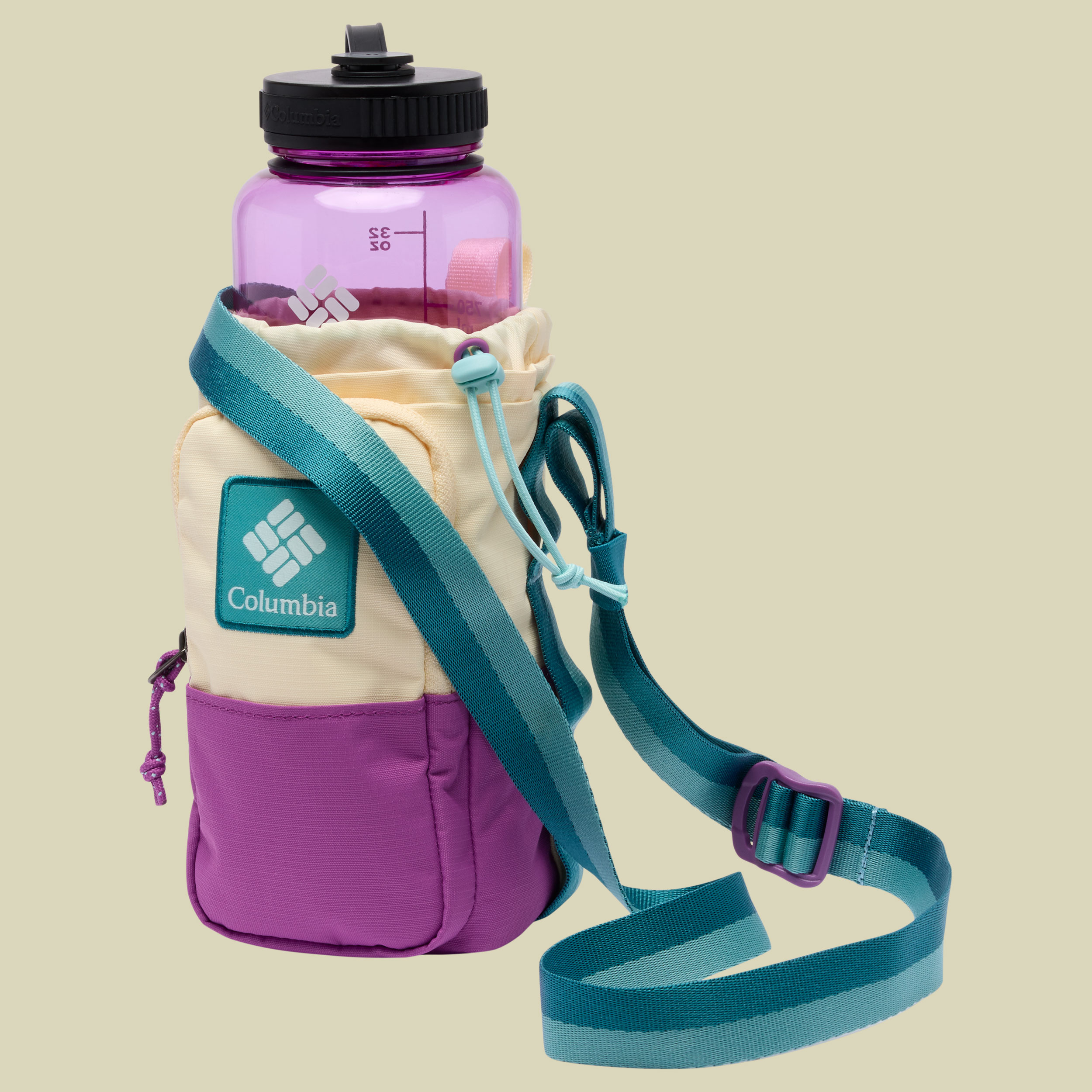 Trail Traveler Water Bottle Sling 2 L gelb - lemon wash/razzle/river blue