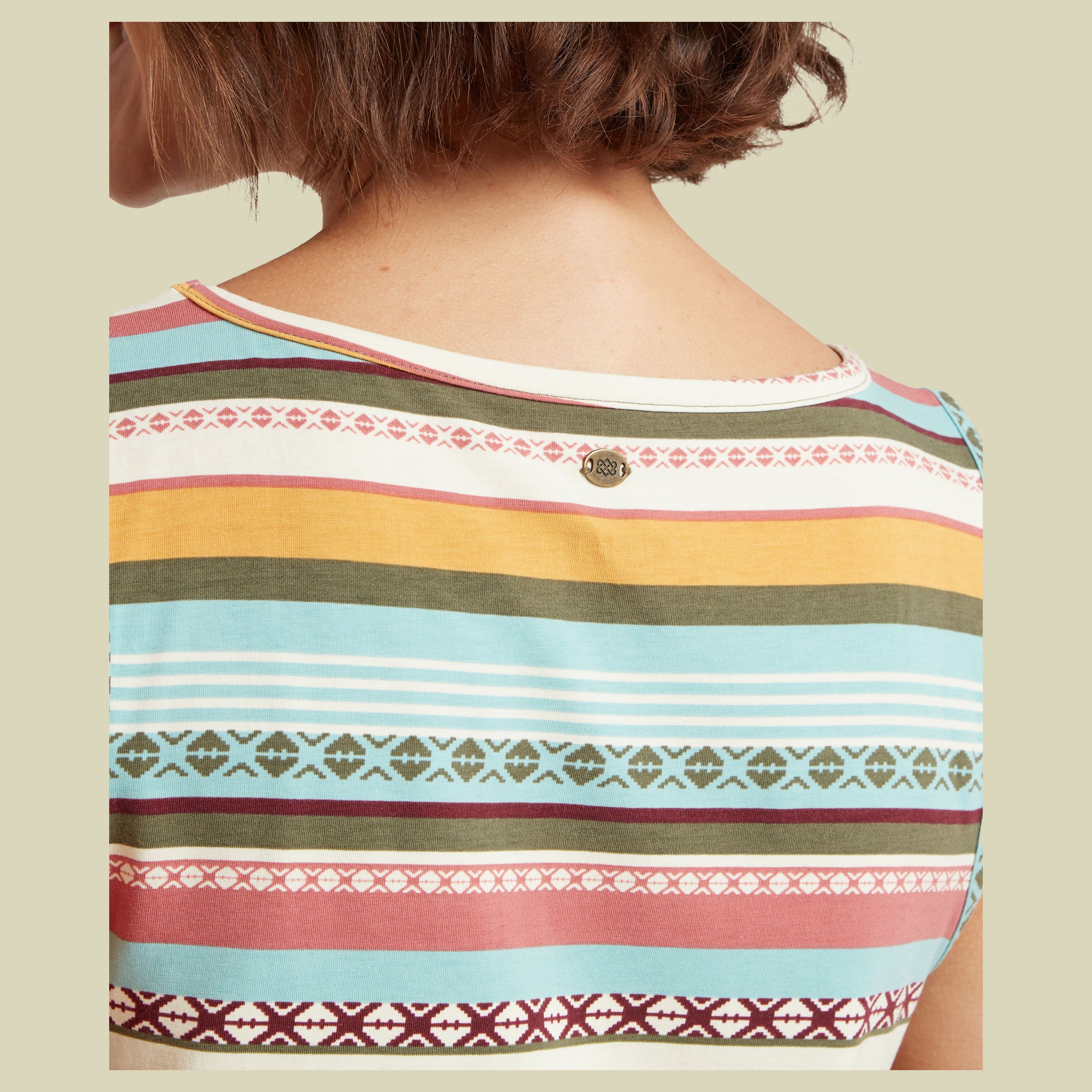 Neha V-Neck Tank Women mehrfarbig II XL - Farbe evergreen indreni