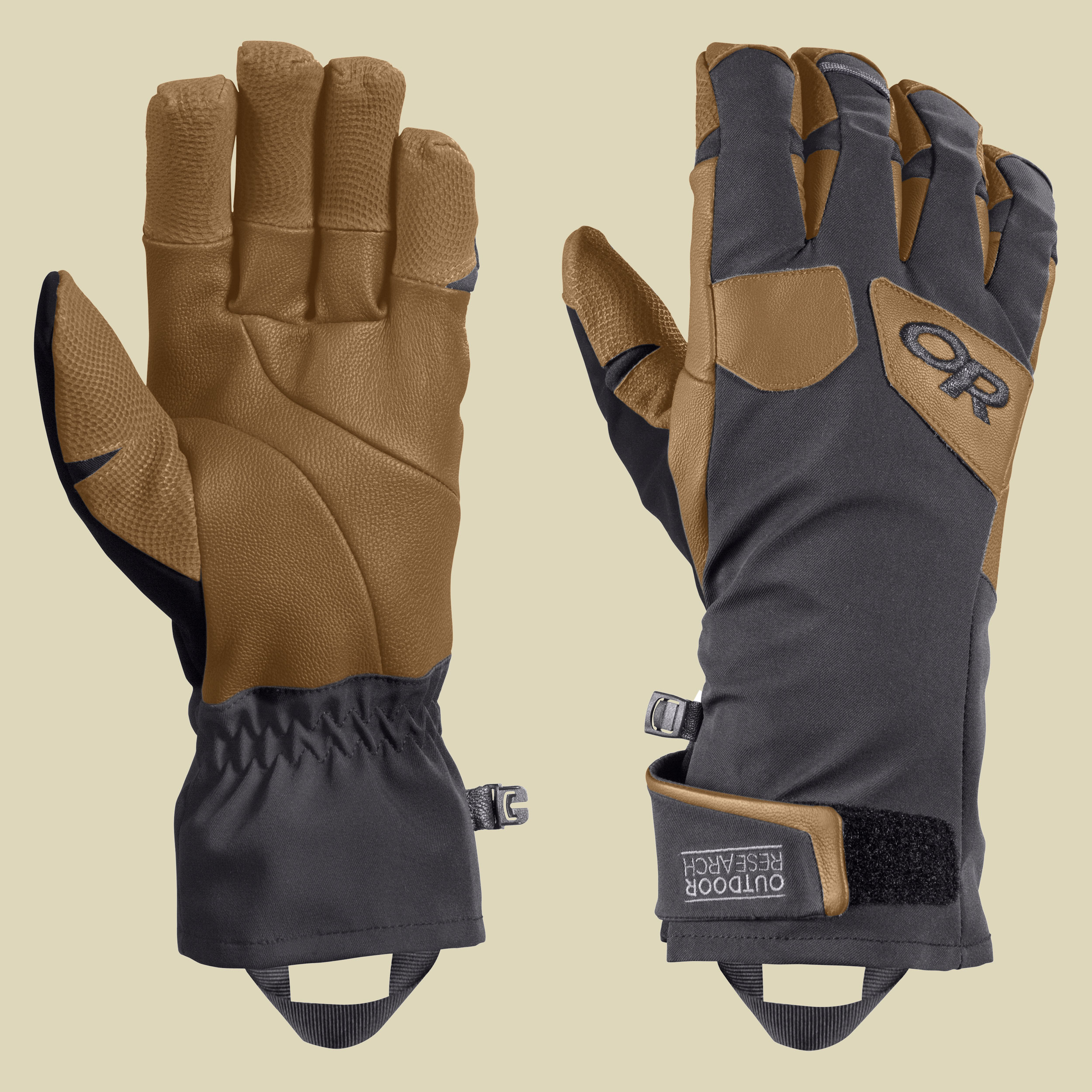 Extravert Gloves Men Größe S Farbe charcoal-natural