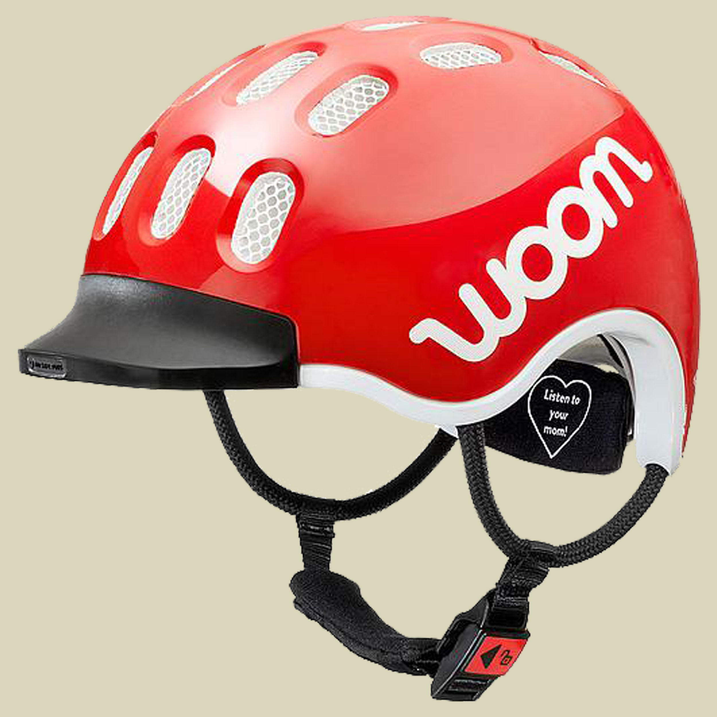 Kinderhelm Kopfumfang M 52-56 Farbe woom red