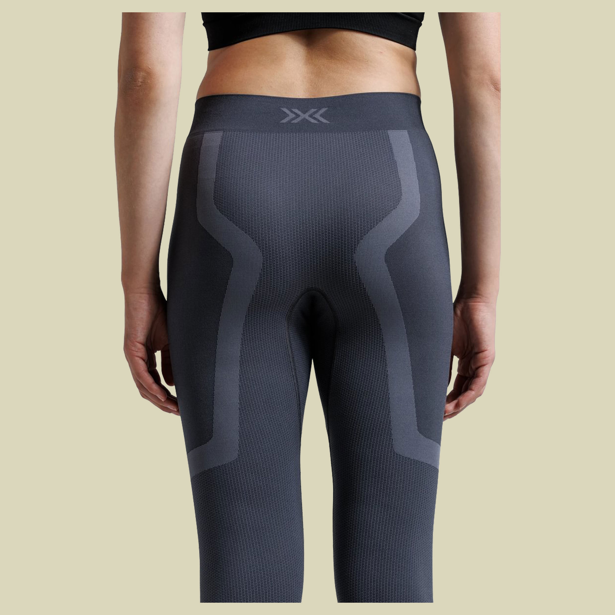 X-Bionic X-Ential Long Tights Women XL grau - anthracite