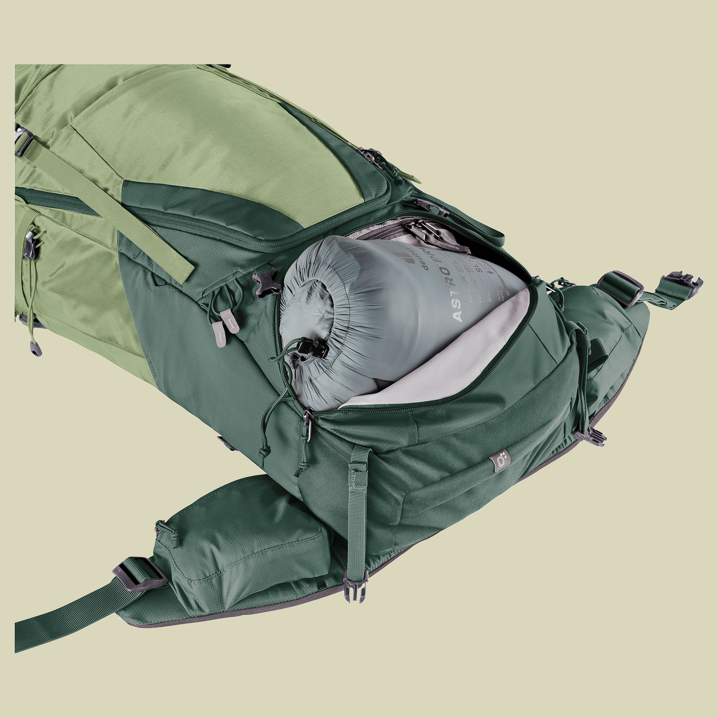 Futura Air Trek 45 + 10 SL Women grün 45 L + 10 L - Farbe grove-ivy