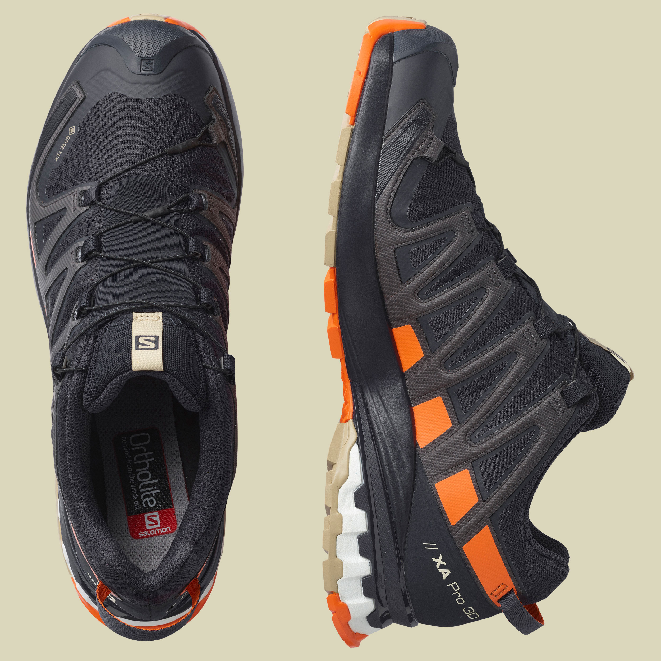 XA PRO 3D V8 GTX Men Größe UK 8 Farbe night sky/red orange/safari
