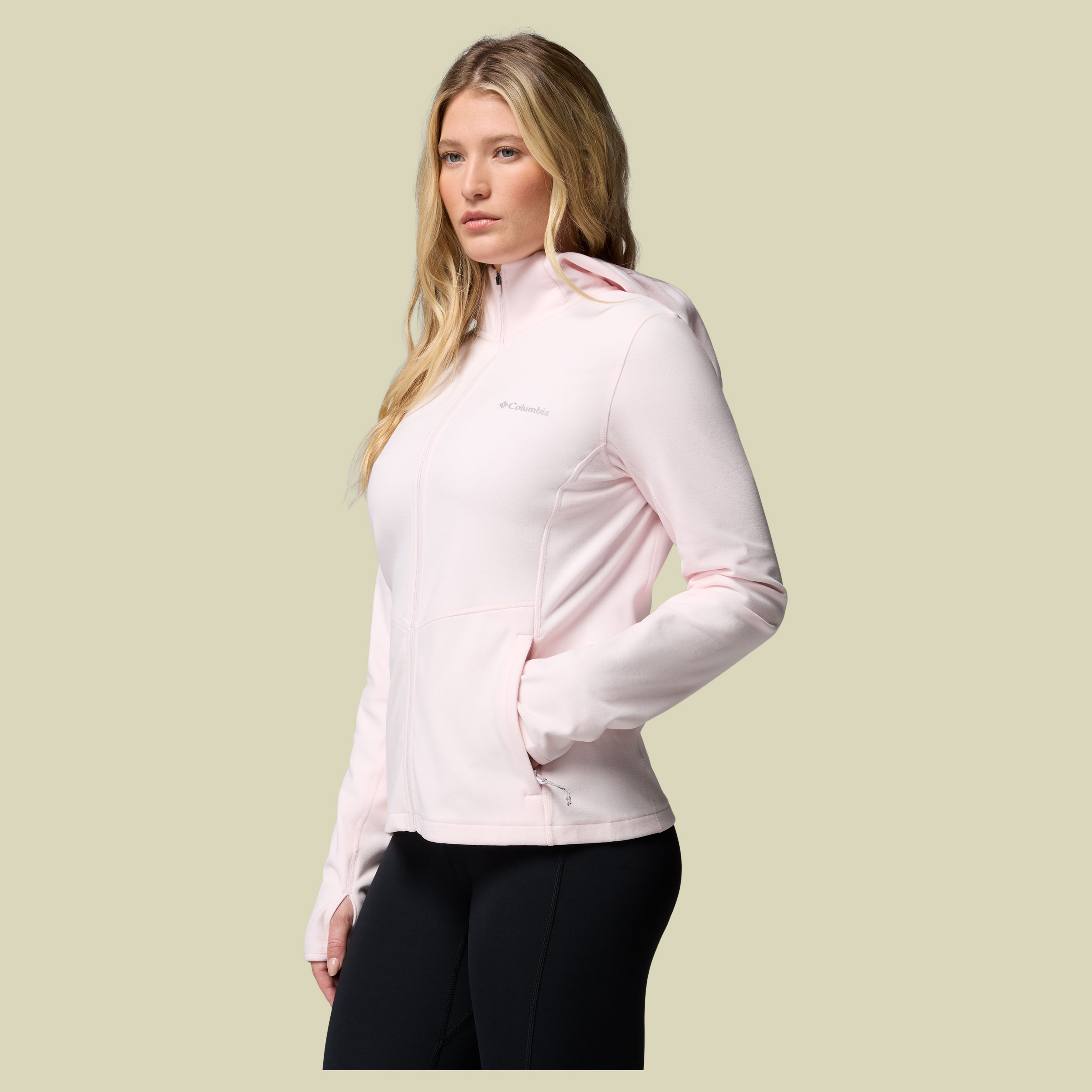 Star Valley Hooded Full Zip Women XL pink - powder pink