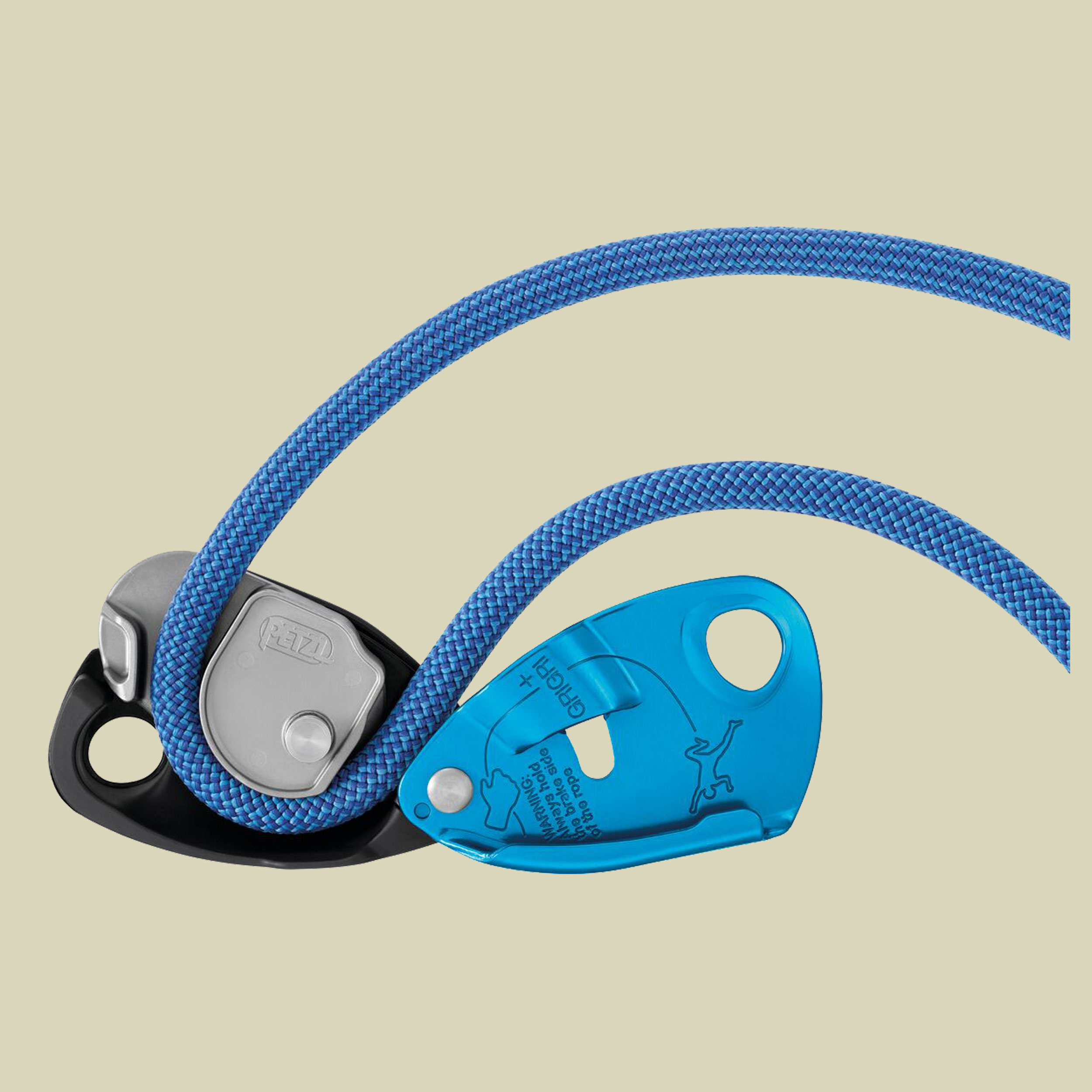 Grigri + Sicherungsgerät one size blau - blue