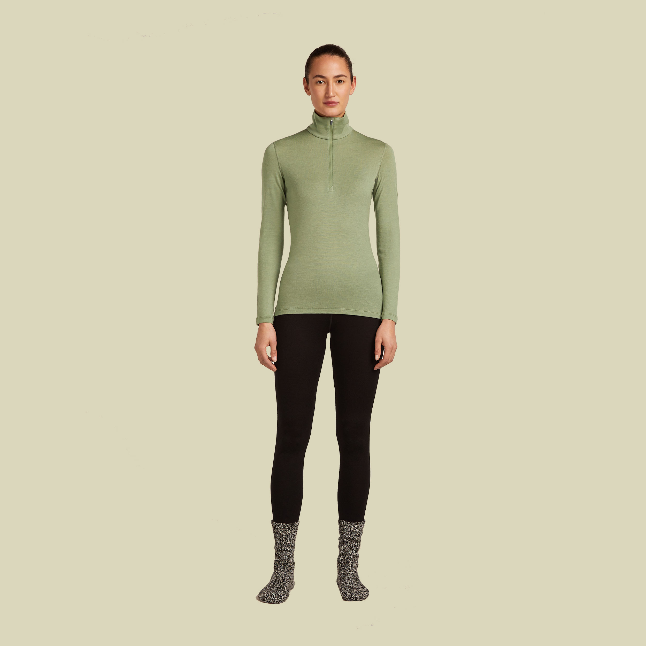 Tech LS Half Zip 260 Women lichen XL