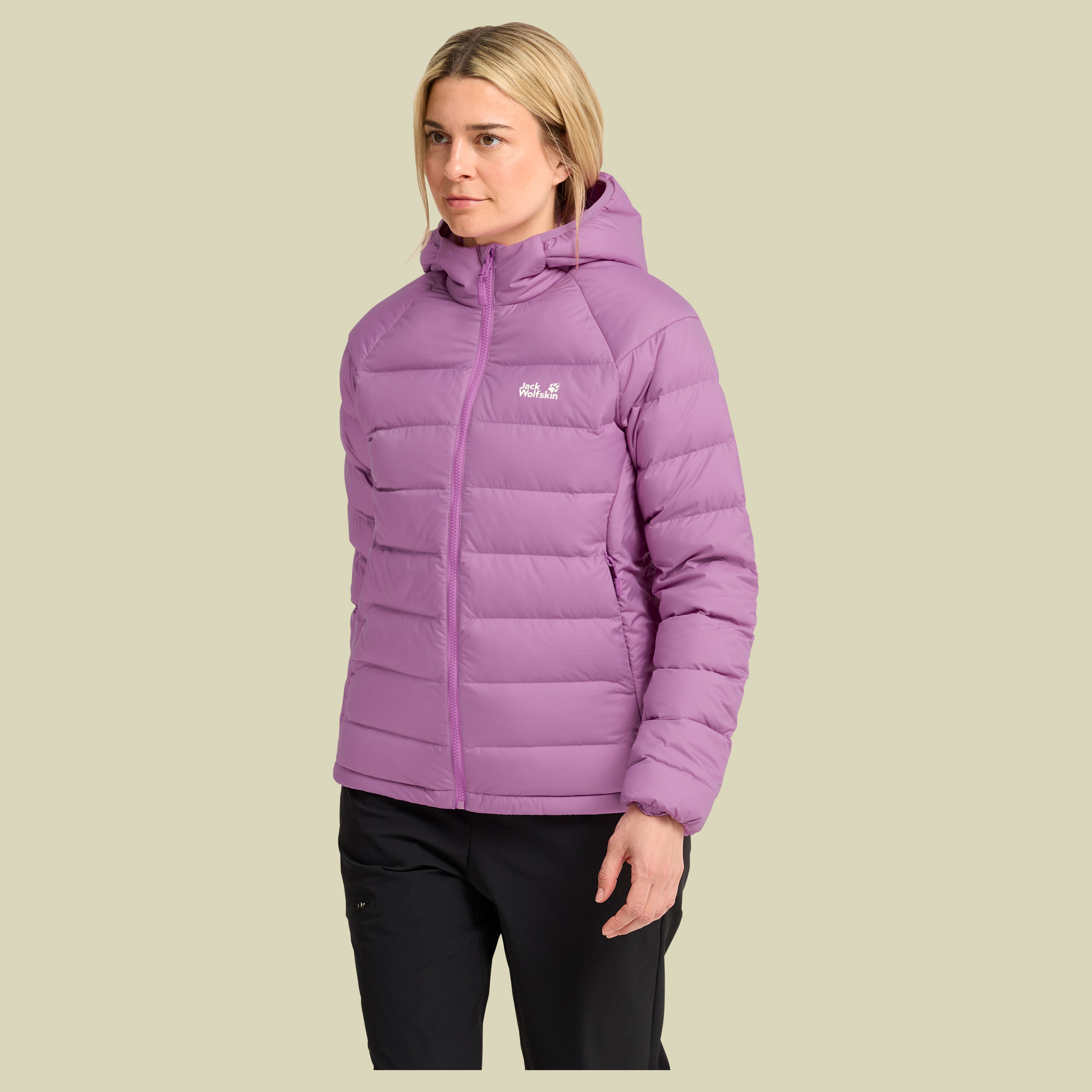 Wild Pass Down Hoody RDS Women XXL lila - vivid orchid
