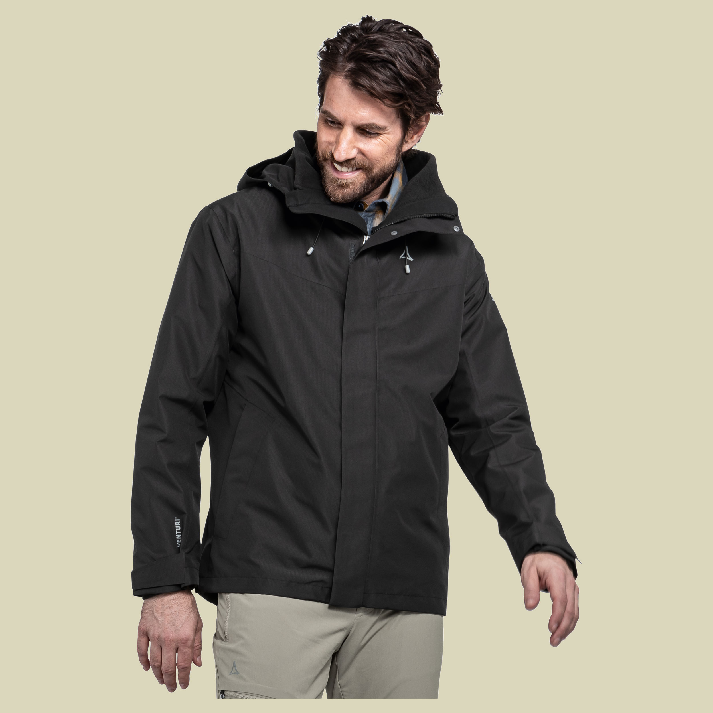 3in1 Jacket Style Okere Men 58 schwarz - black