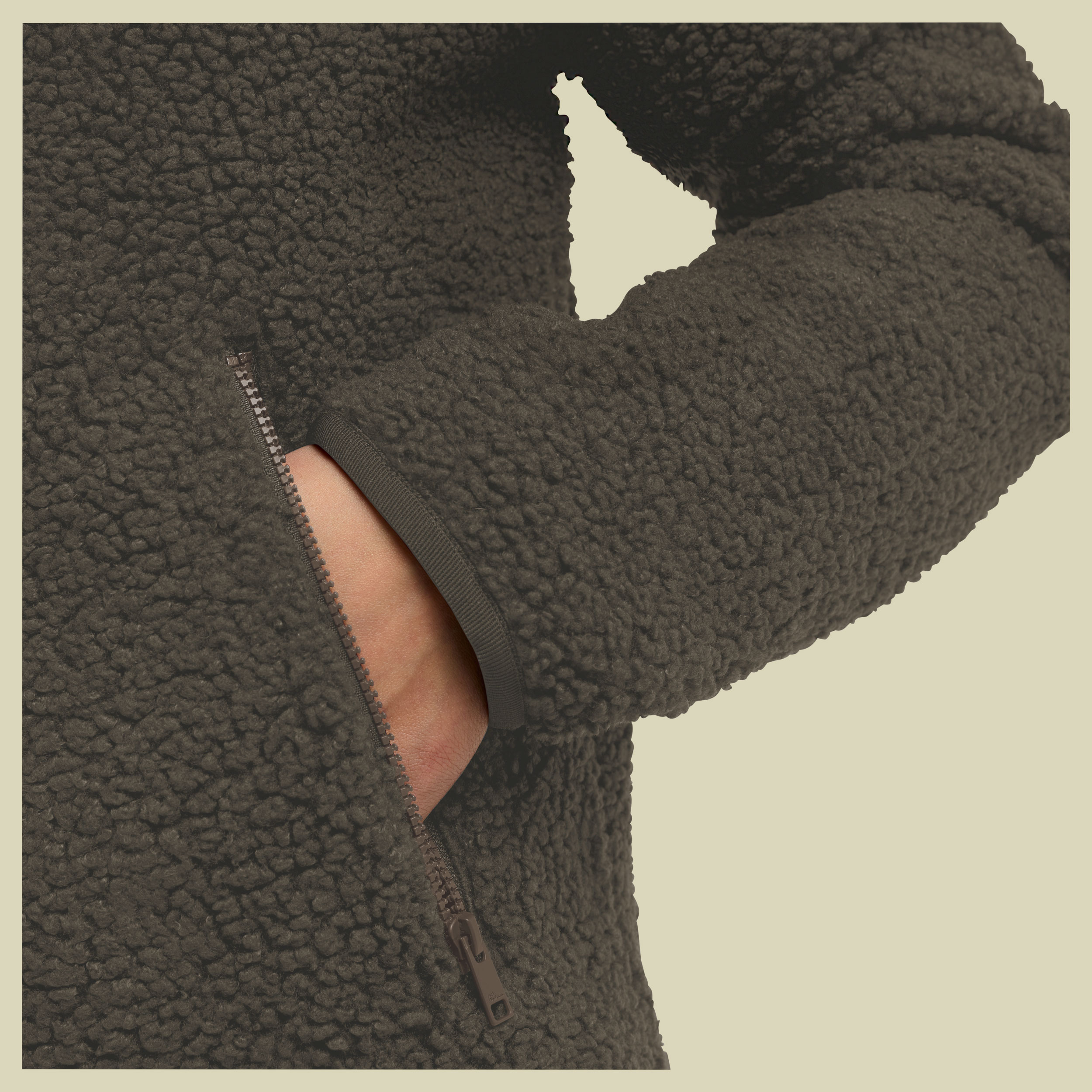 High Curl Jacket Women grün XXL - obsidian moss
