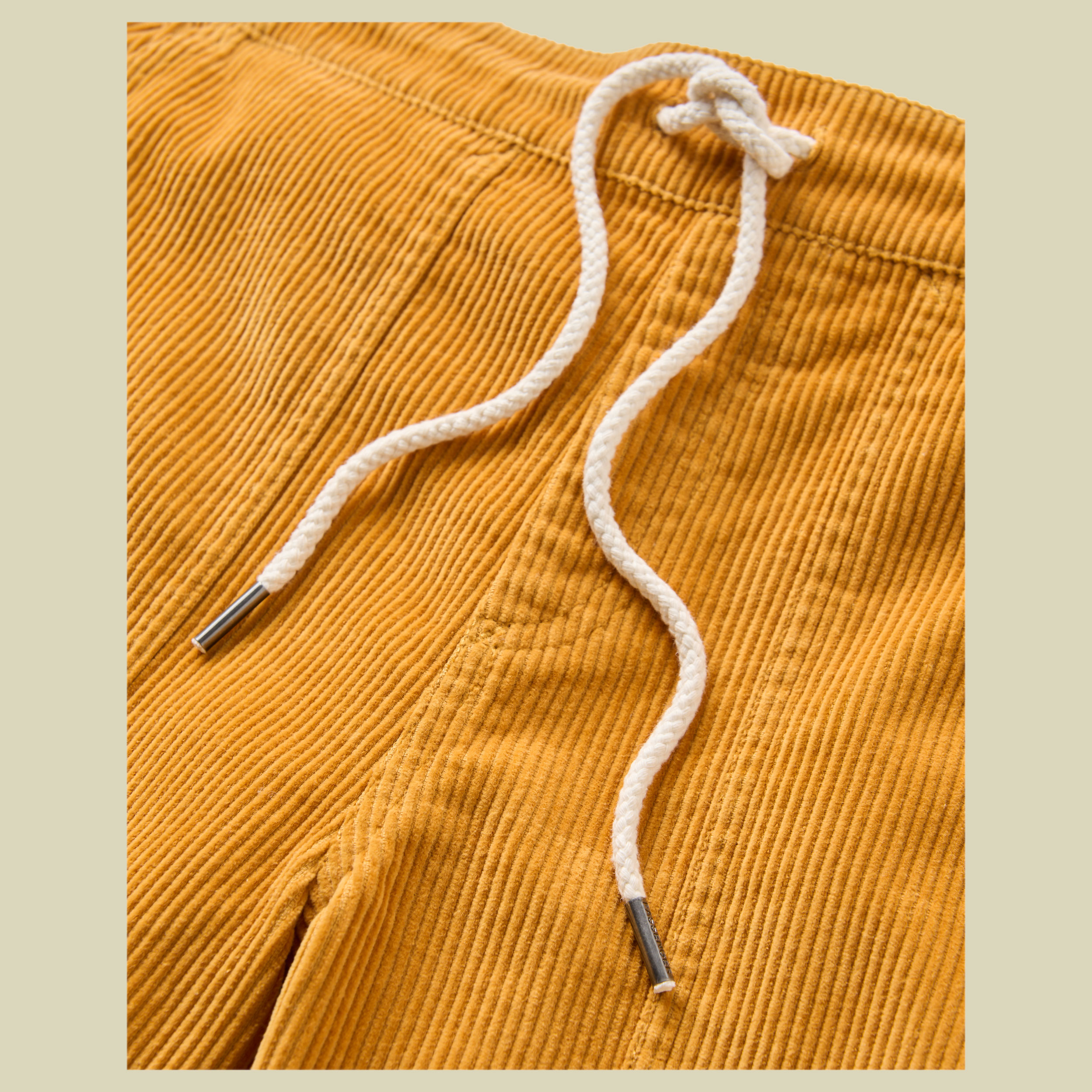 Avian Organic Cord Short Women XS gelb - spruce yellow