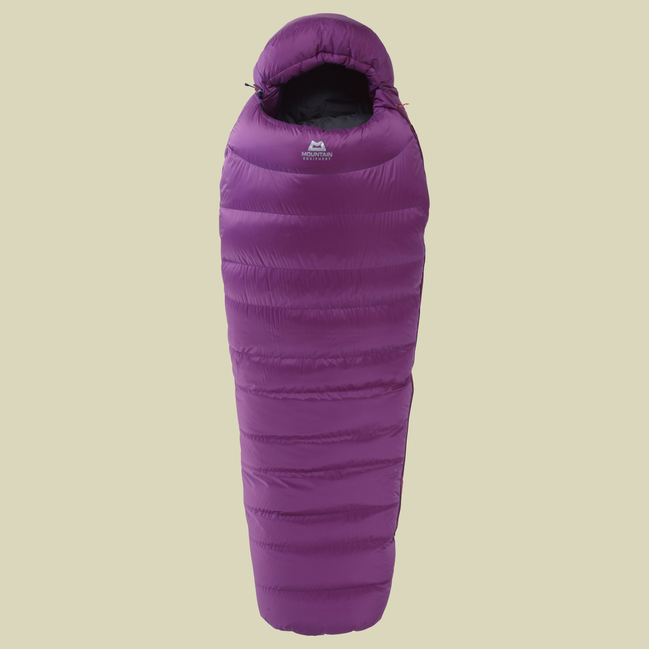 Glacier 1000 Women bis Körpergröße Schlafsack 170 cm cm Farbe Foxglove, Reißverschluss Schlafsack rechts