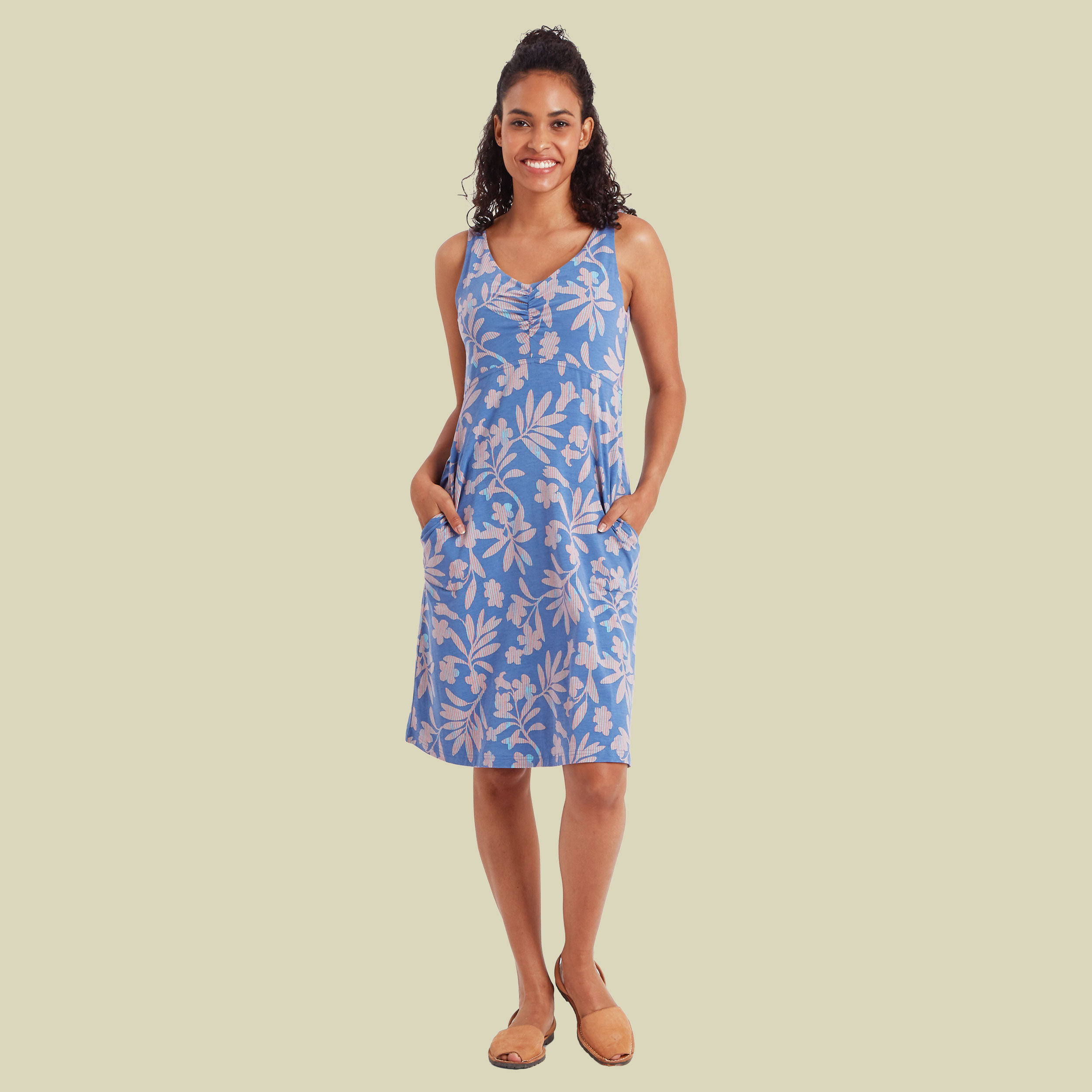 Neha Empire Dress XS mehrfarbig 2 - Farbe seaport gurans
