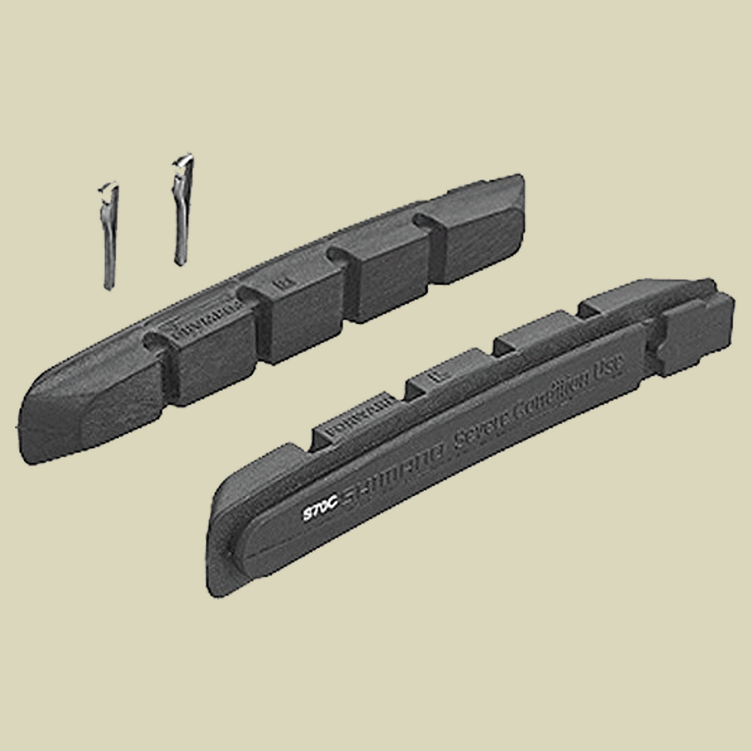 Bremsbelag S70C für Cartridge Bremsschuh 2 Paar