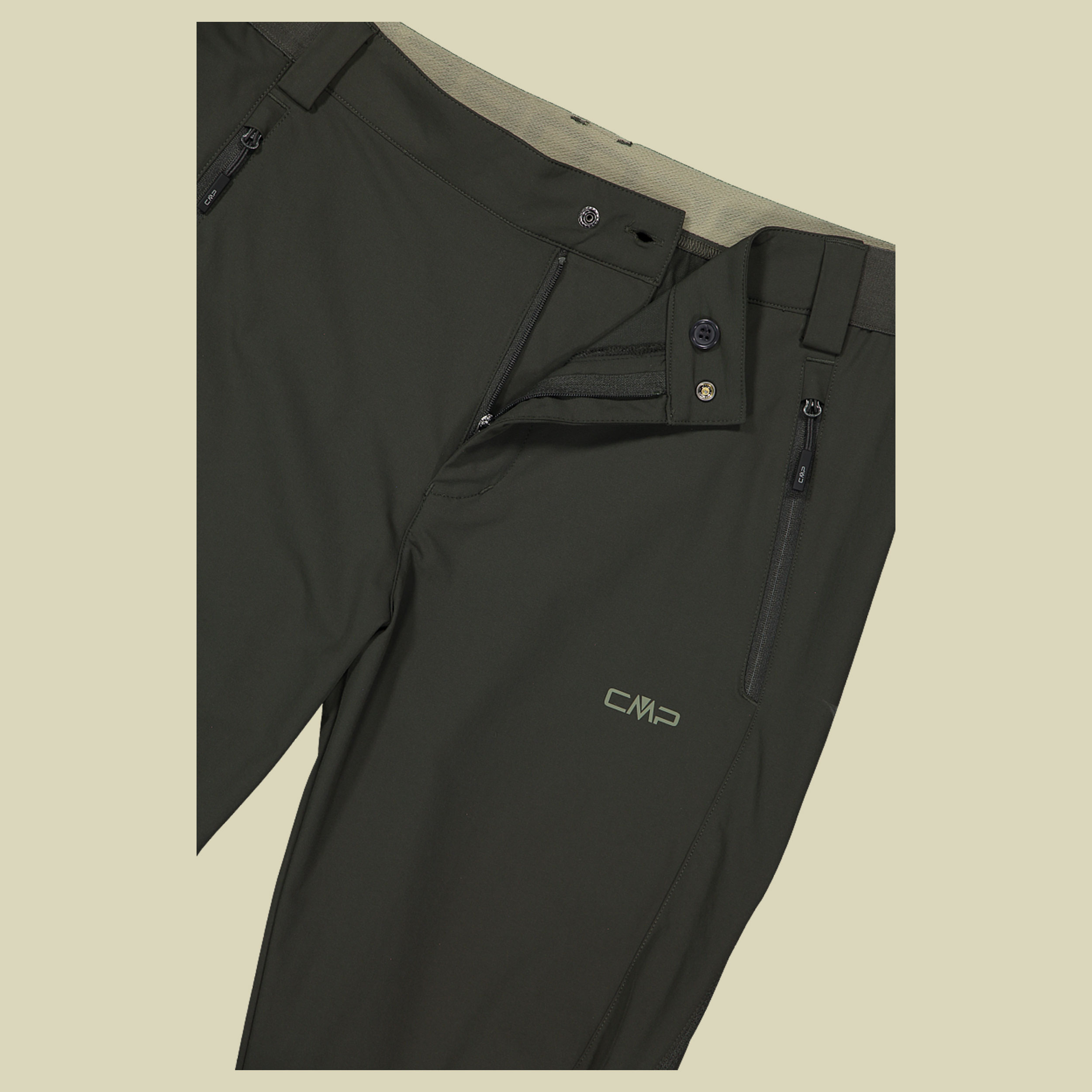 Man Long Pant 54 grün - Farbe pine