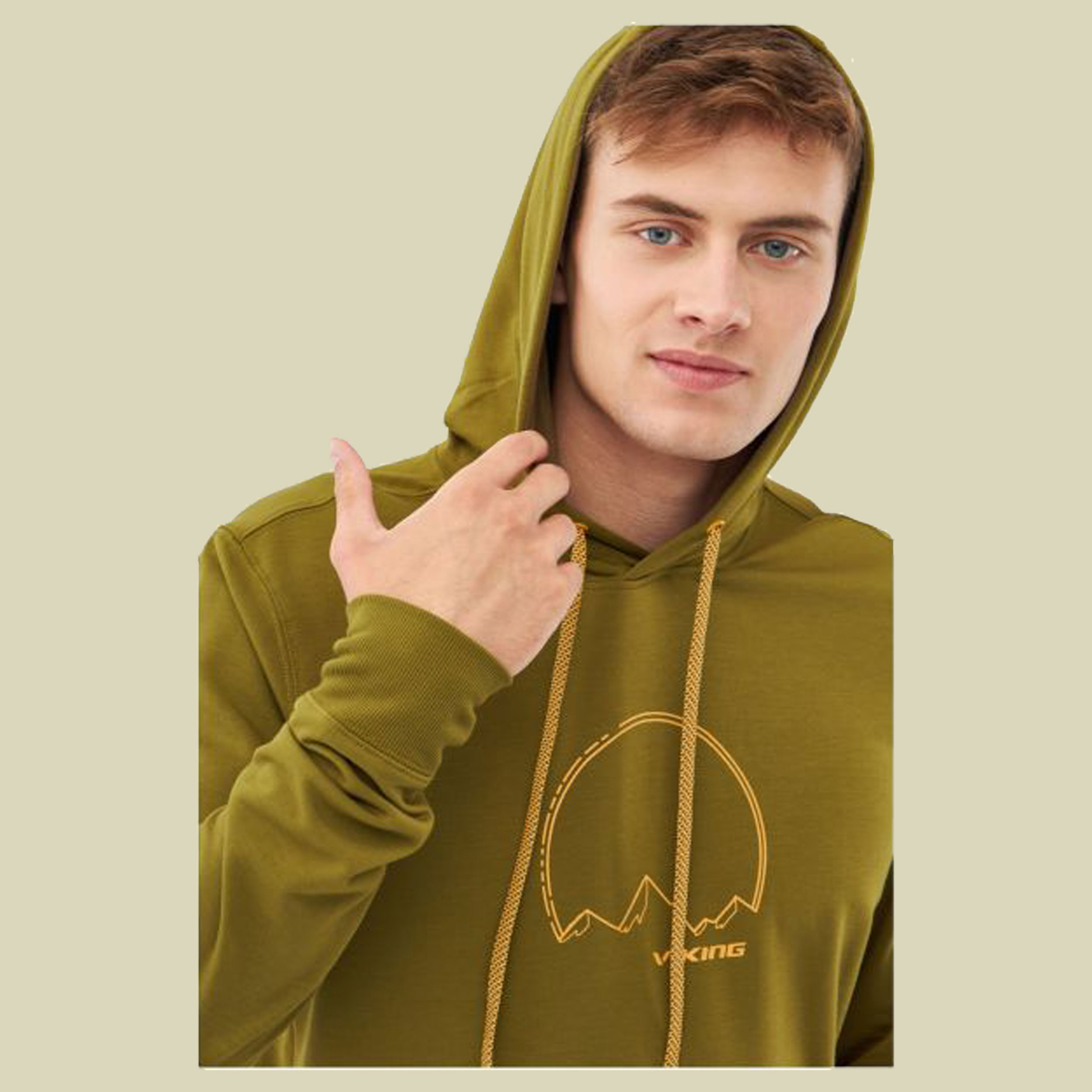 Midlayer Panaka Hoodie Bamboo Man XL grün - olive