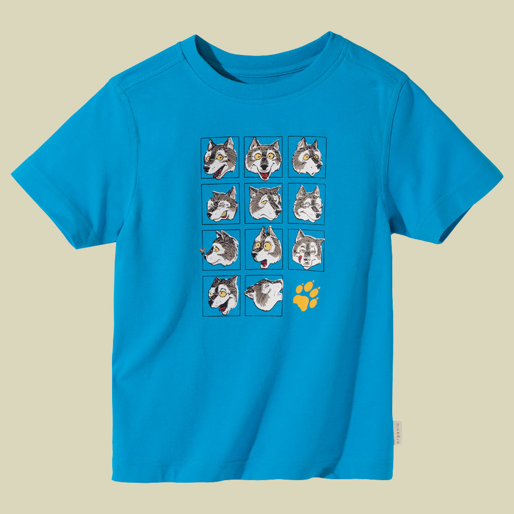 Kids Many Wolves T-Shirt Größe 104 Farbe atlas blue