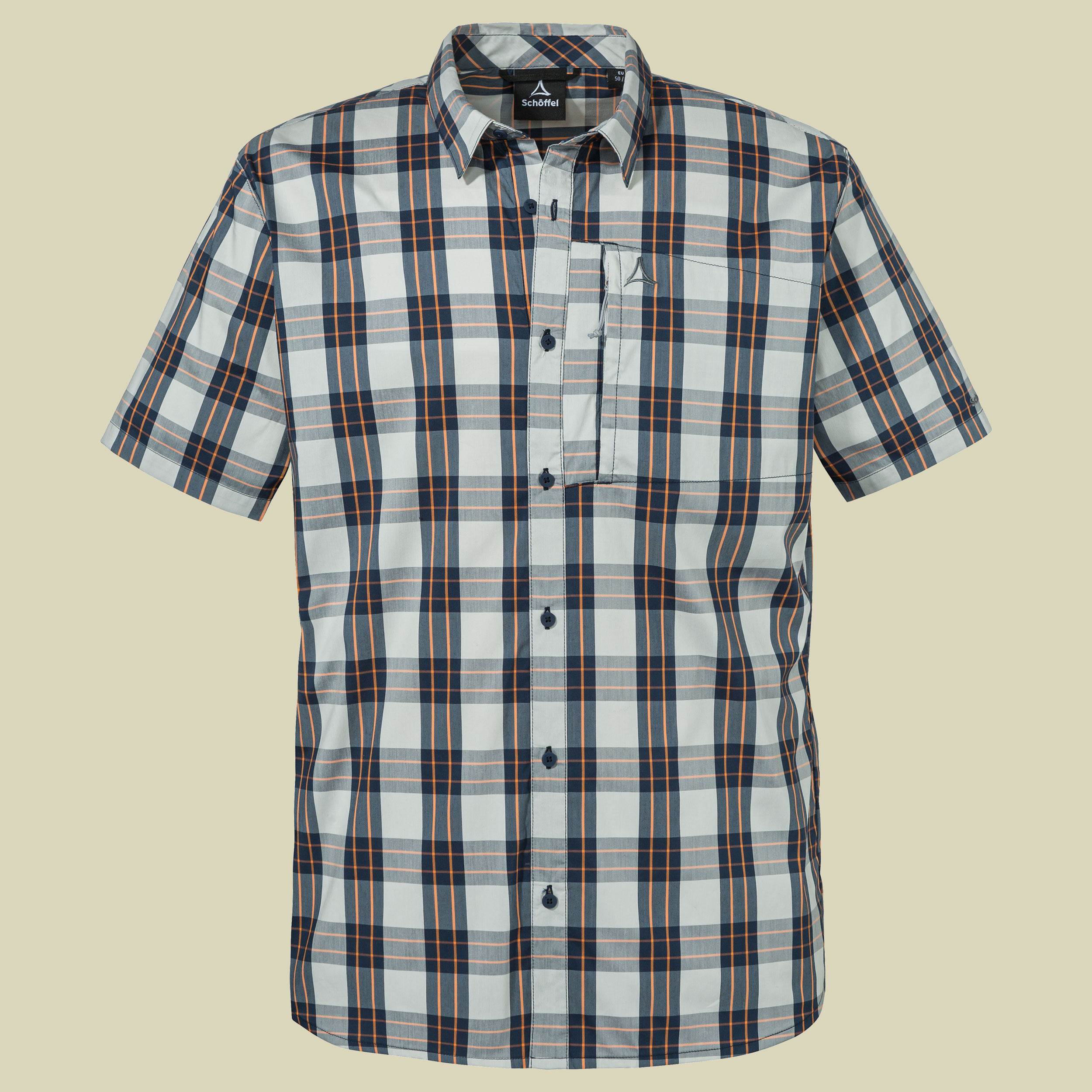 Shirt Burgspitz SH Men Größe 50 Farbe gray violet