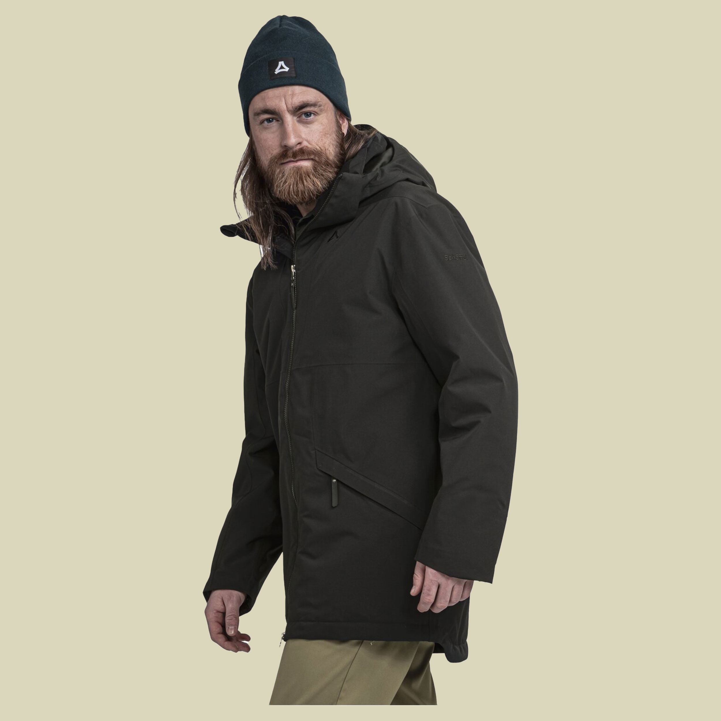 Urban Ins Parka Style Malkay Men 56 schwarz - black