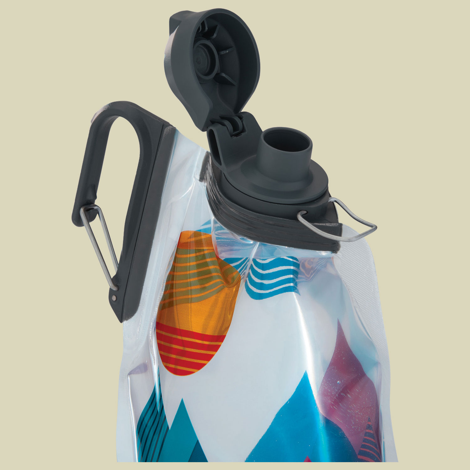 DuoLock Softbottle Volumen 0,75 Farbe red peaks