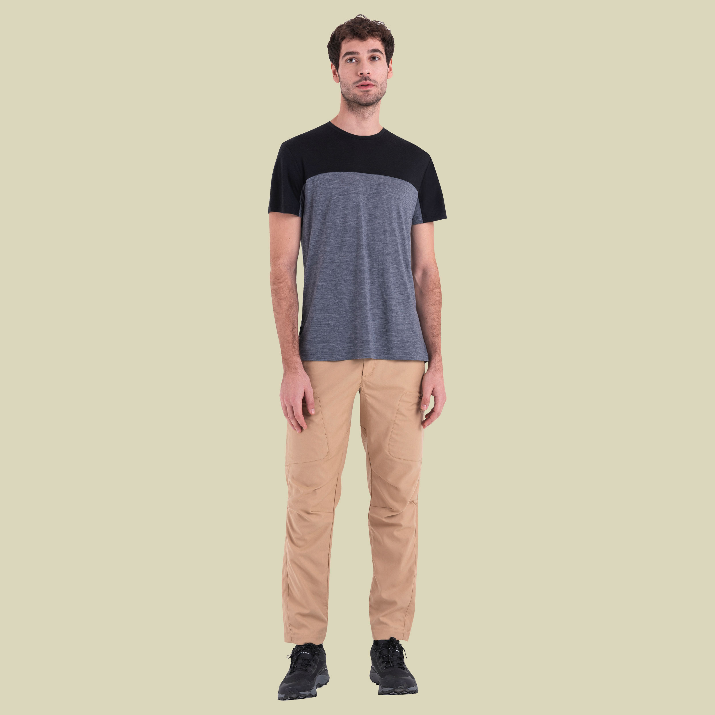 Merino 125 Cool-Lite Sphere III SS Tee Colour Block Men XL grau - graphite HTHR/black/CB Merino 125 Cool-Lite Sphere III SS Tee Colour Block Men XL grau - graphite HTHR/black/CB