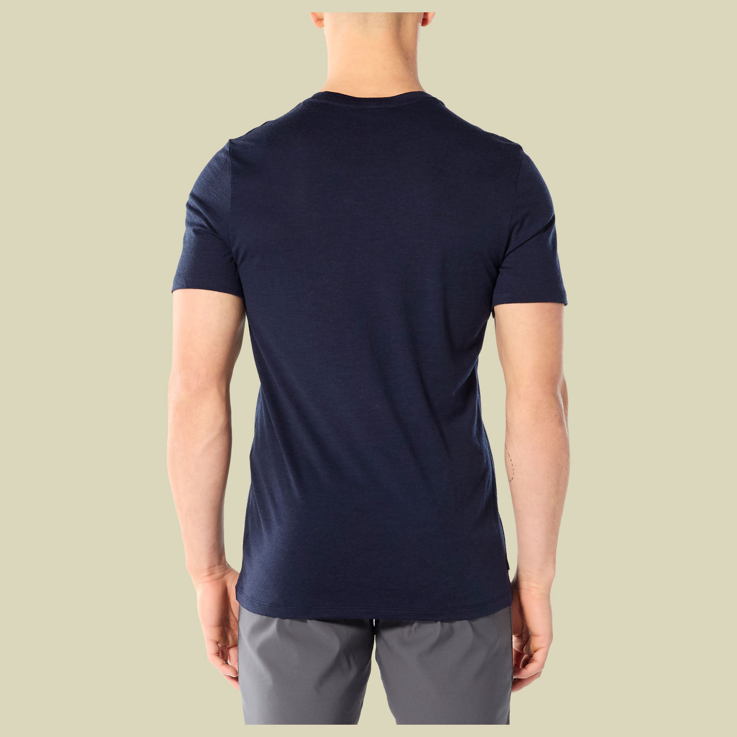 Tech Lite SS Crewe Men Artist Tees Größe S Farbe peak patterns midnight navy