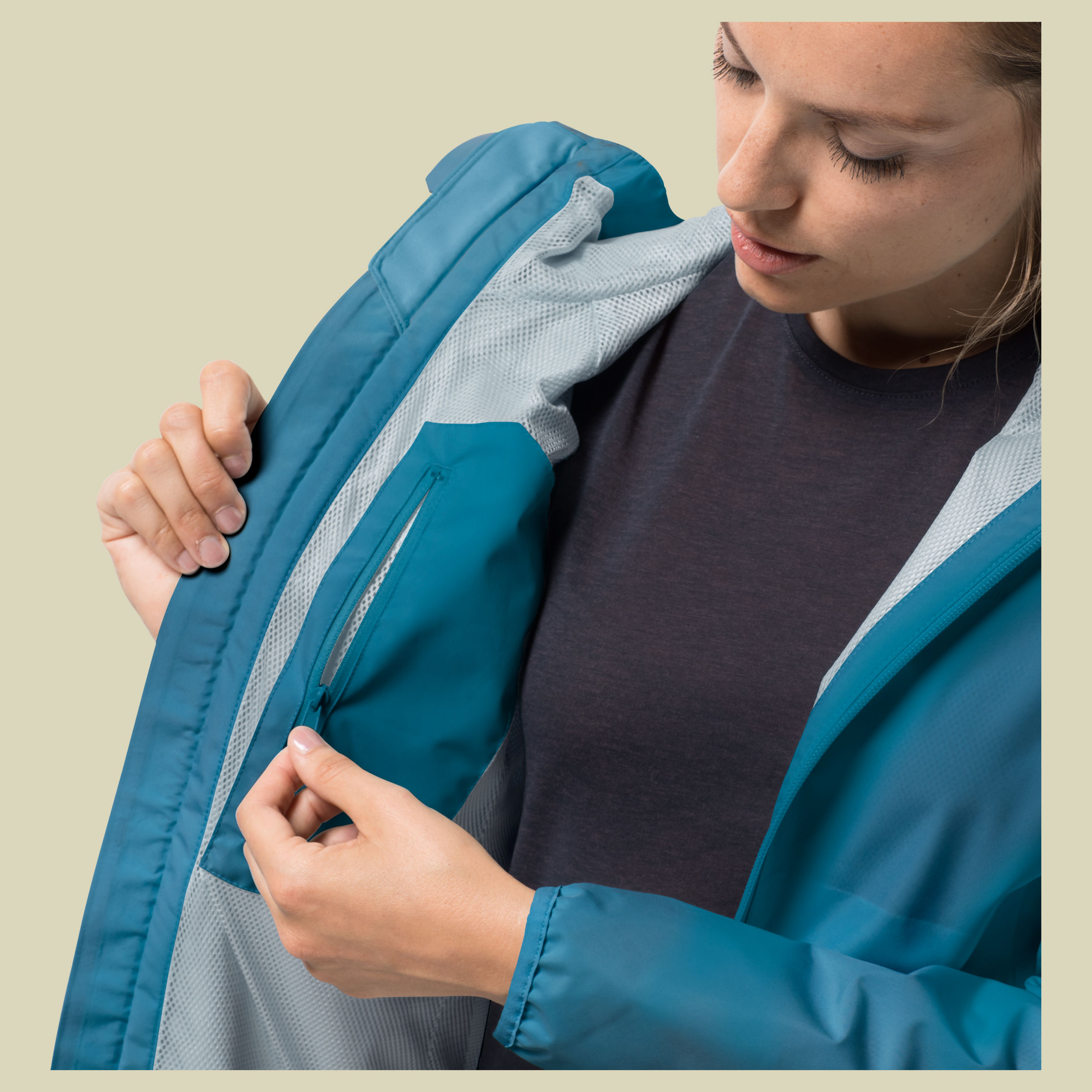 Sierra Pass Jacket Women Größe L Farbe celestial blue